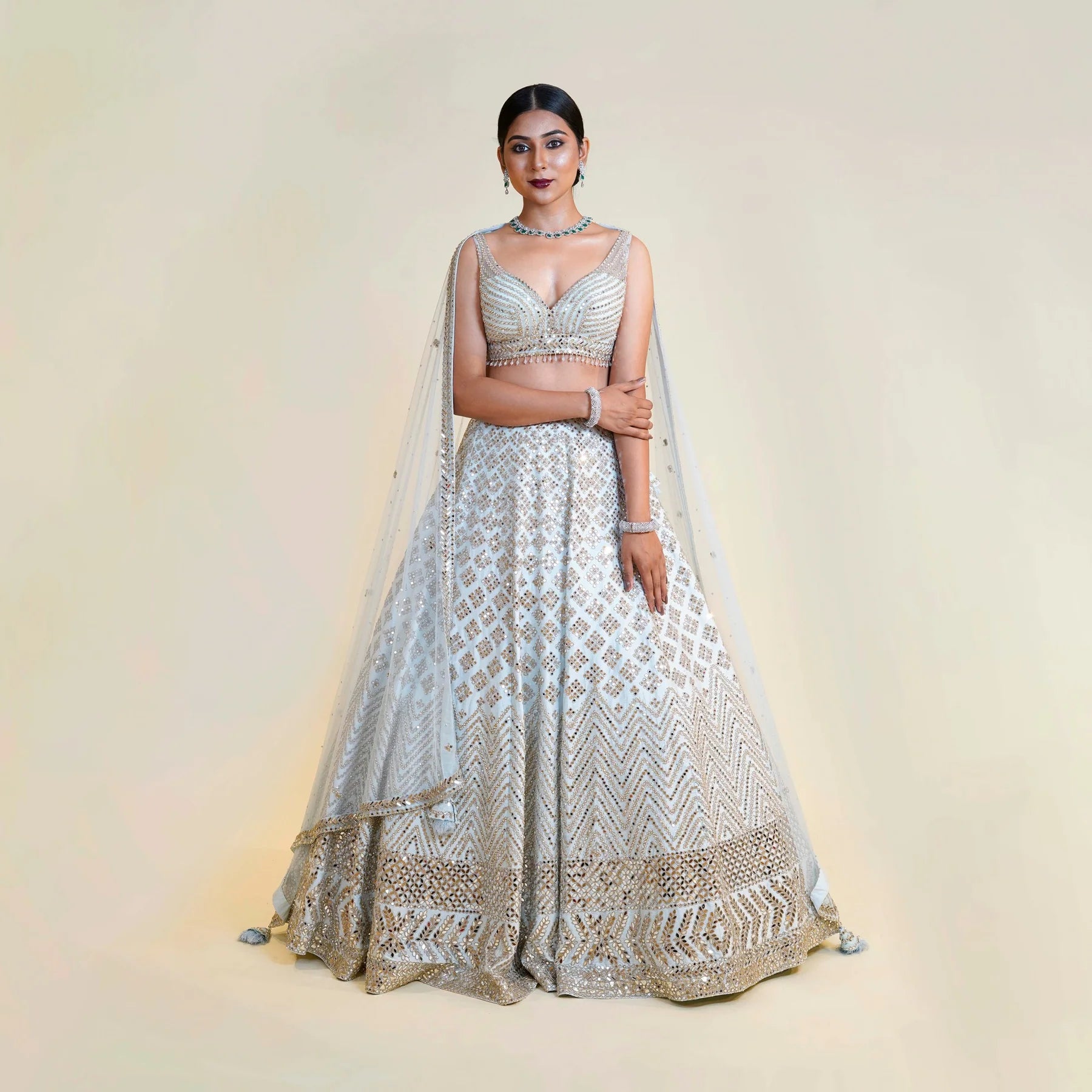 How to Choose the Perfect Embellished Lehenga for Your Wedding Day