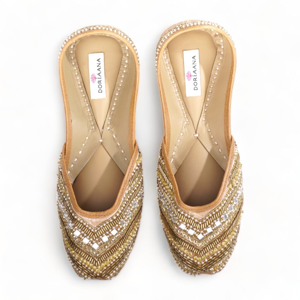 SUNEHRI in Camel Satin