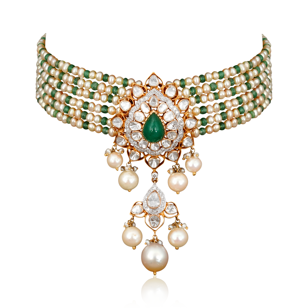 ENCHANTED OASIS POLKI CHOKER