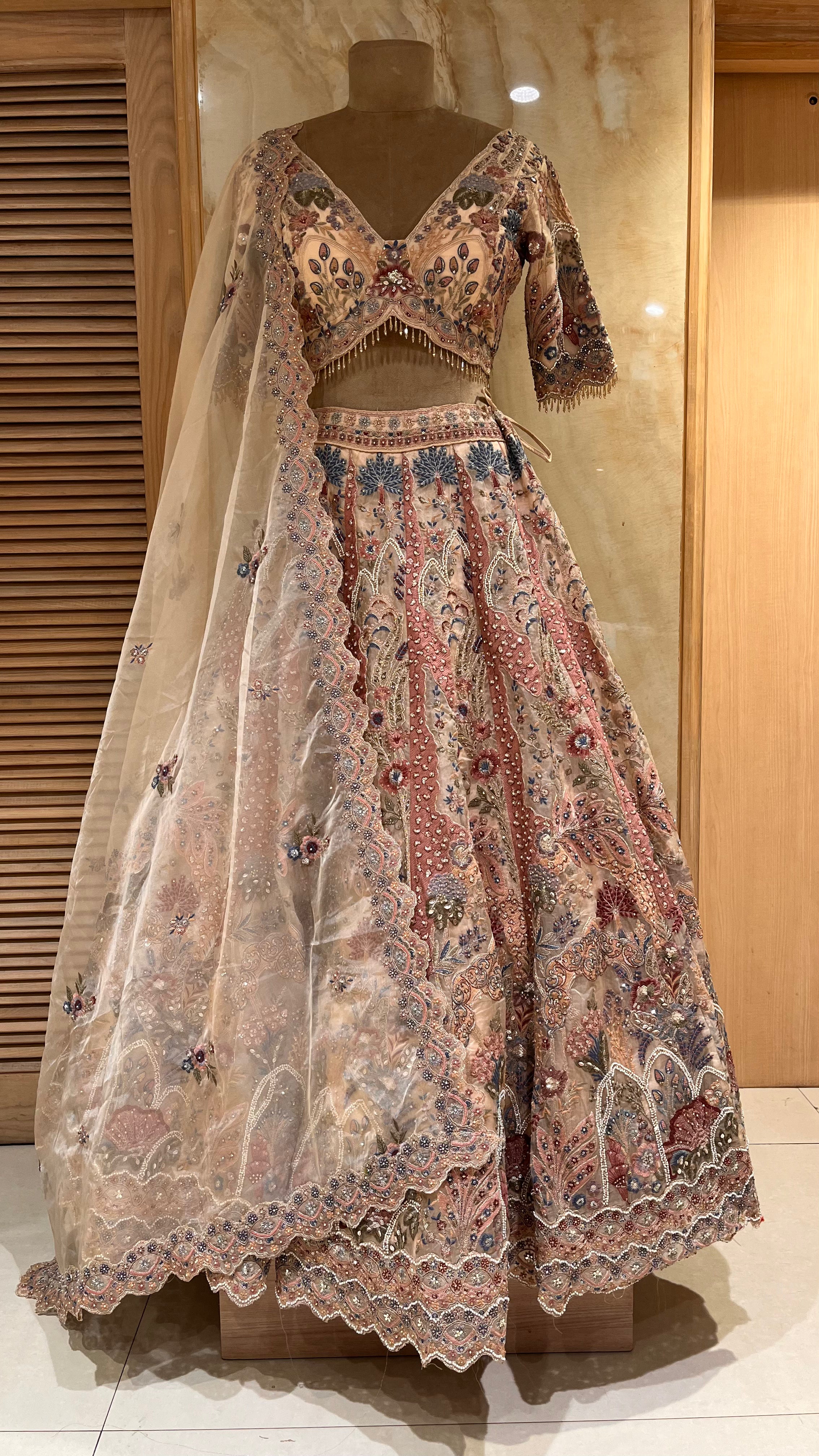 ELEGANT DESIGNER LEHENGA WITH HEAVY EMBROIDERY WORK