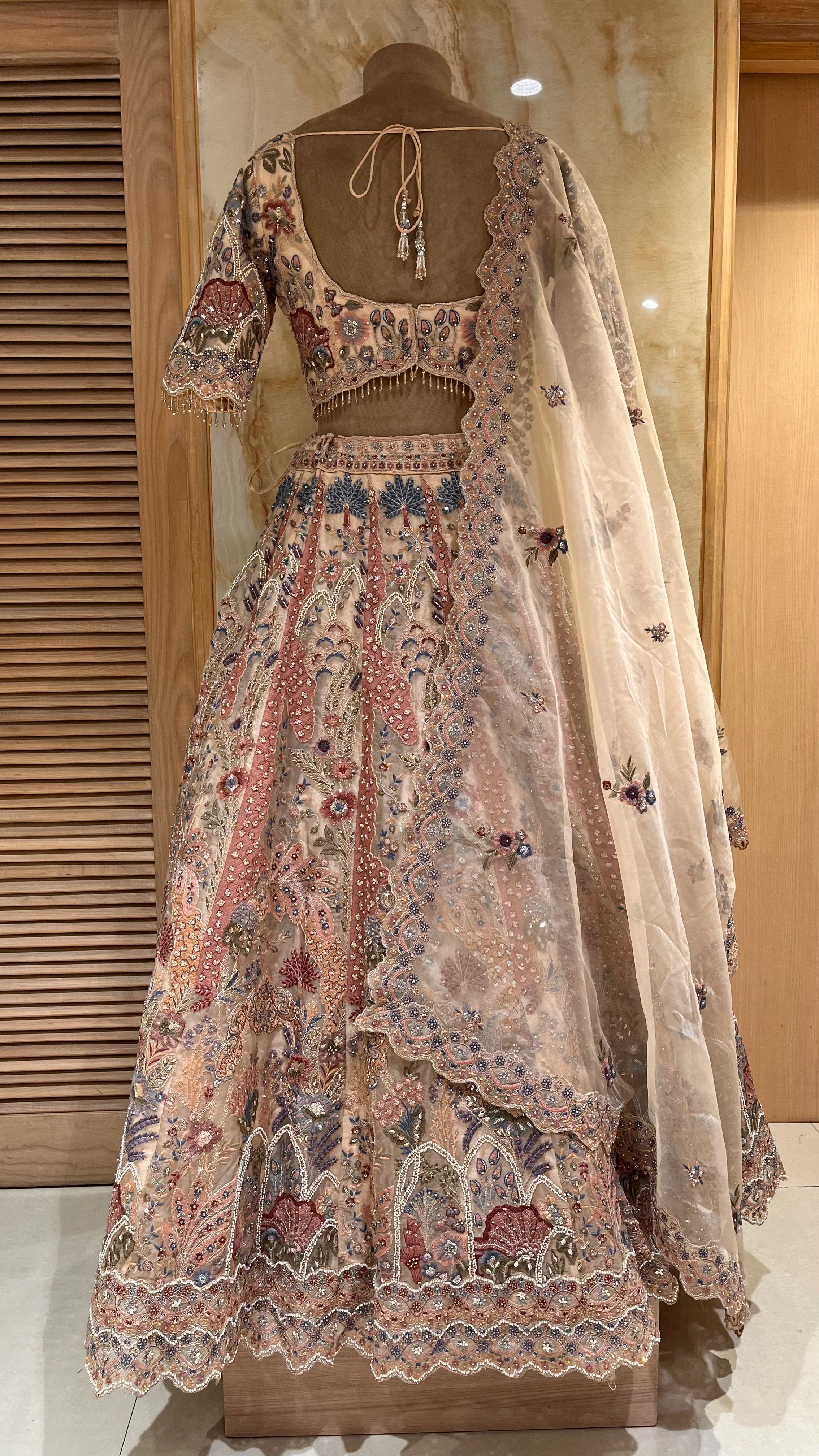 ELEGANT DESIGNER LEHENGA WITH HEAVY EMBROIDERY WORK