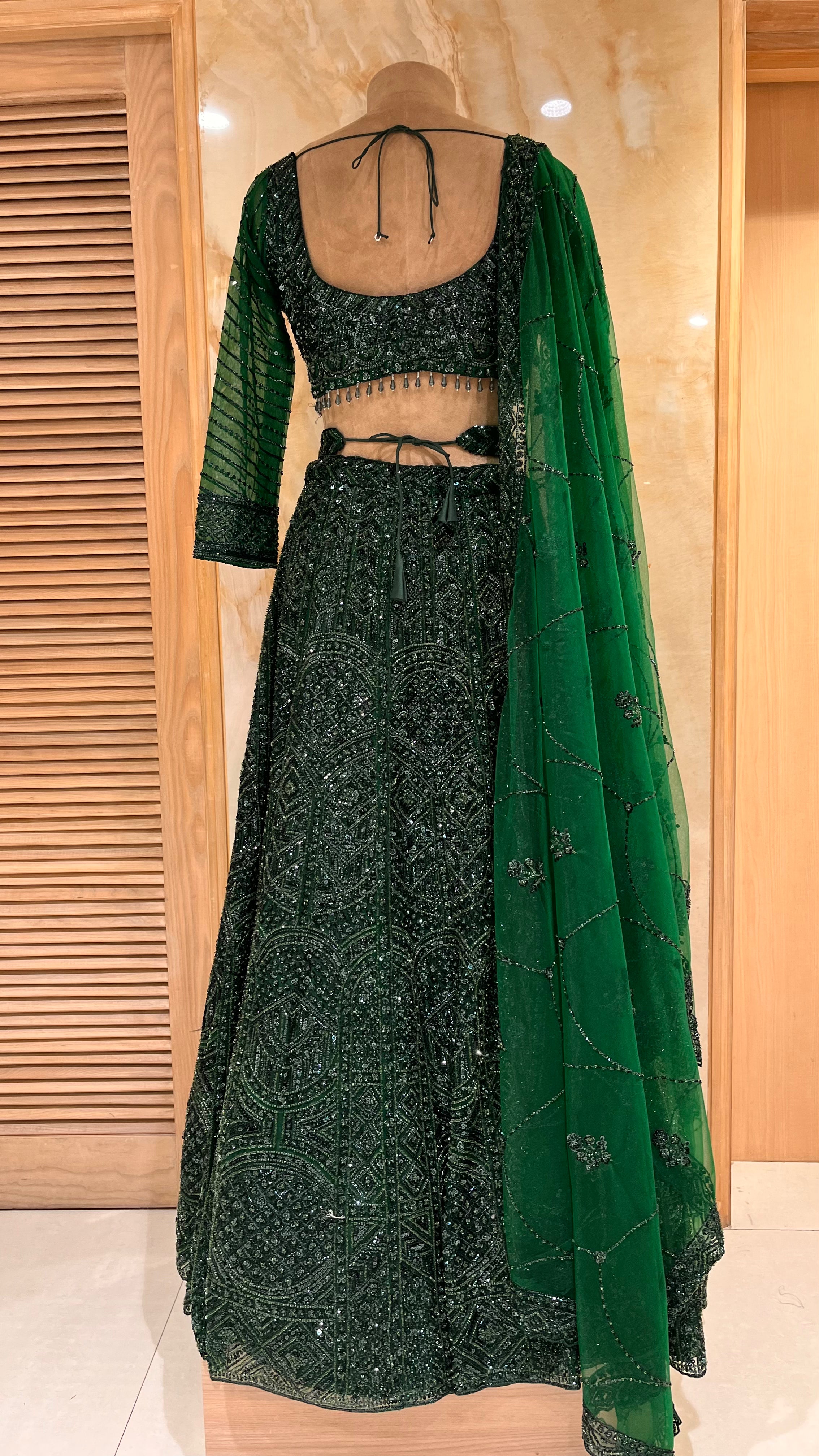 STUNNING TRADITIONAL LEHENGA WITH RICH EMBELLISHED WORK