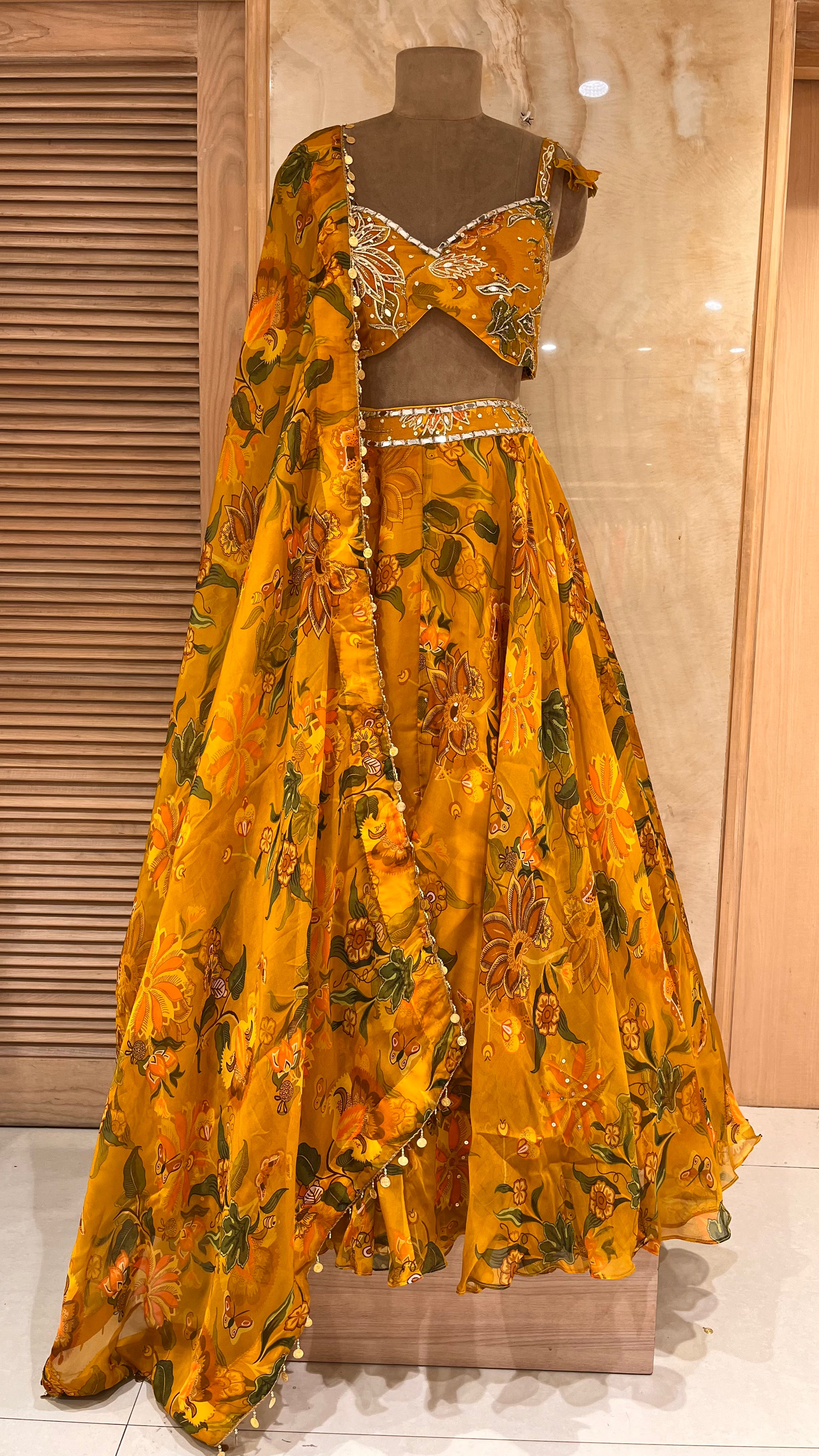 GRACEFUL DESIGNER LEHENGA WITH INTRICATE EMBROIDERY