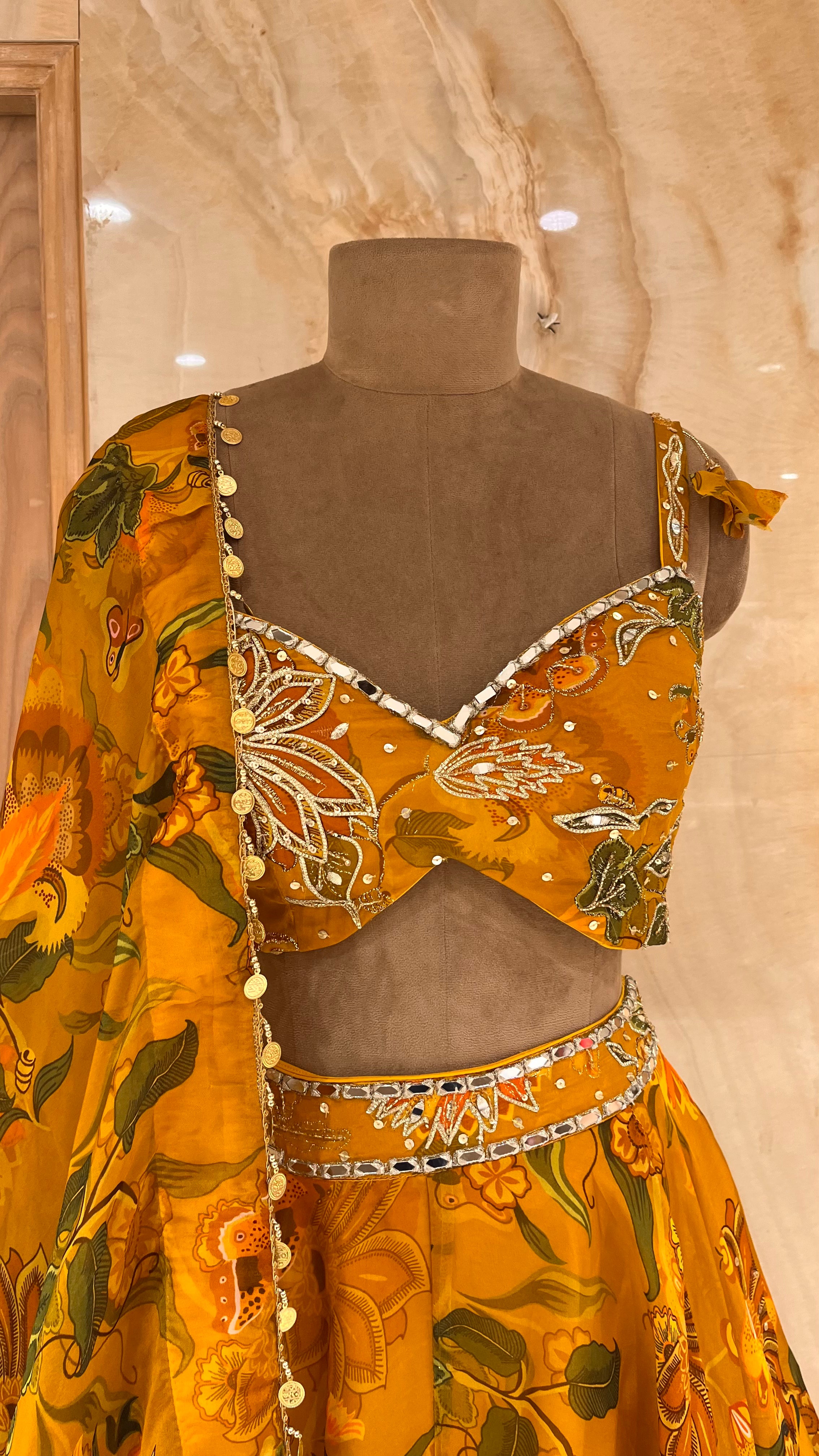 GRACEFUL DESIGNER LEHENGA WITH INTRICATE EMBROIDERY