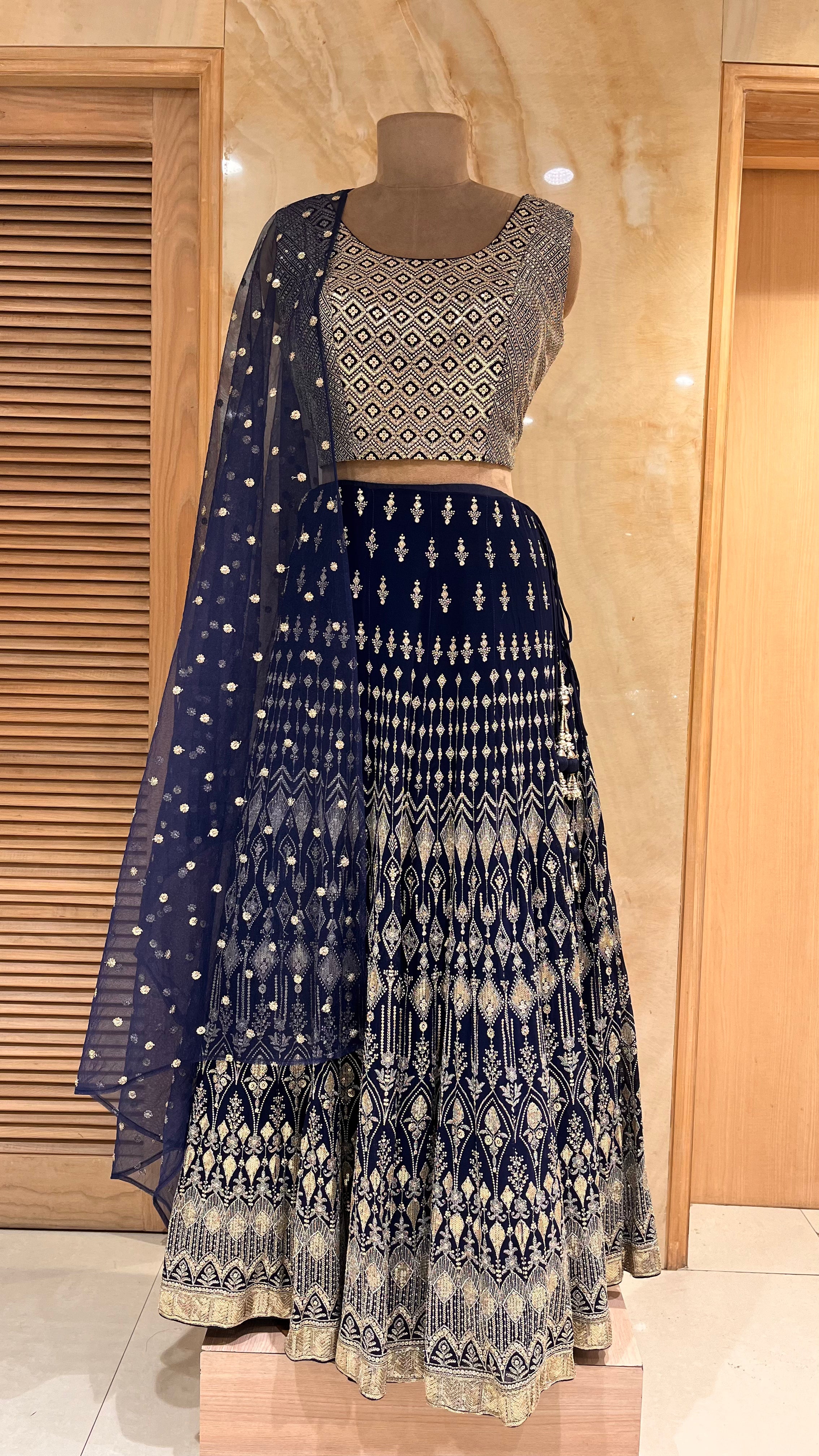 STYLISH DESIGNER LEHENGA WITH HEAVY EMBROIDERY & DUPATTA