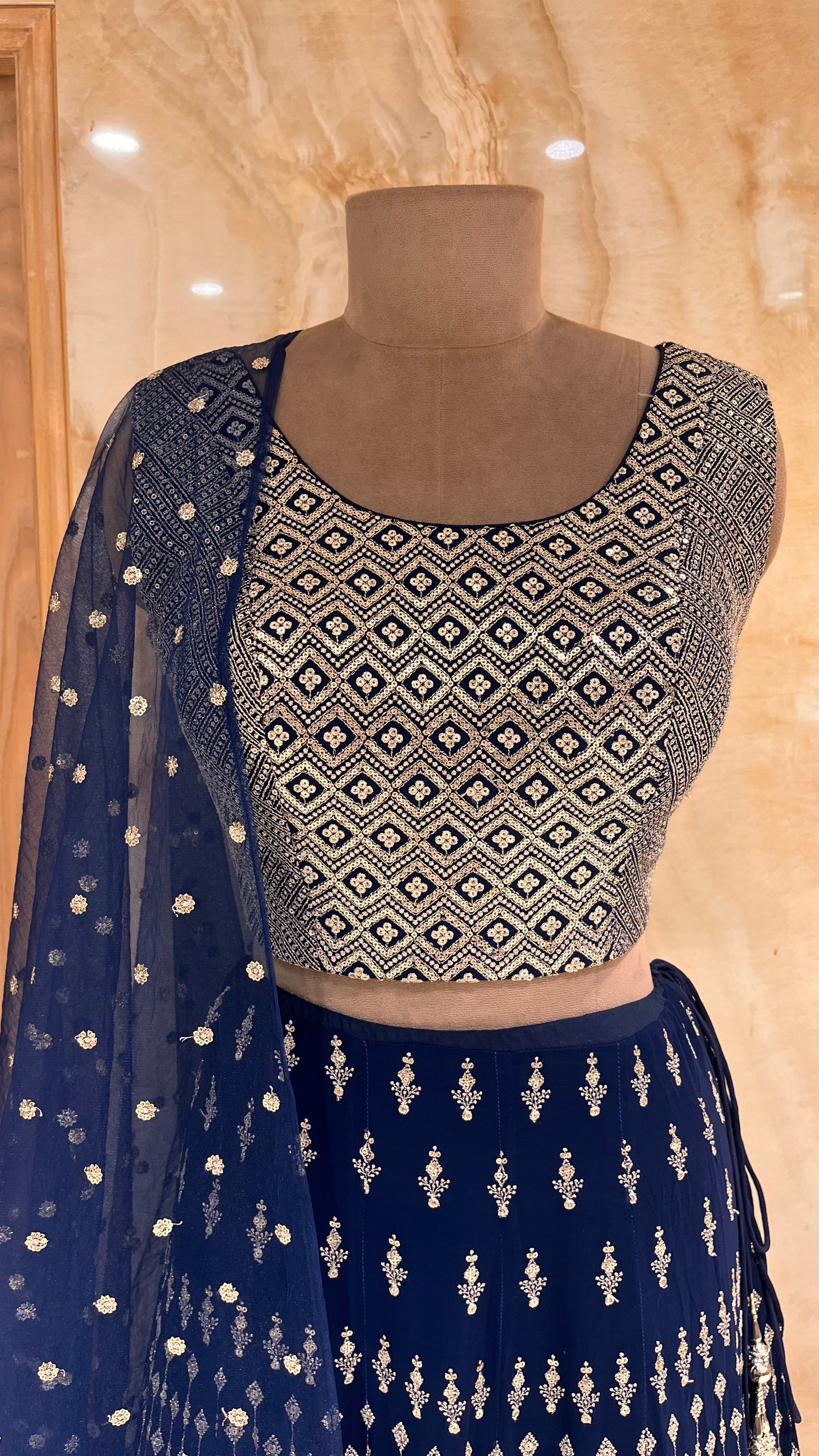 STYLISH DESIGNER LEHENGA WITH HEAVY EMBROIDERY & DUPATTA