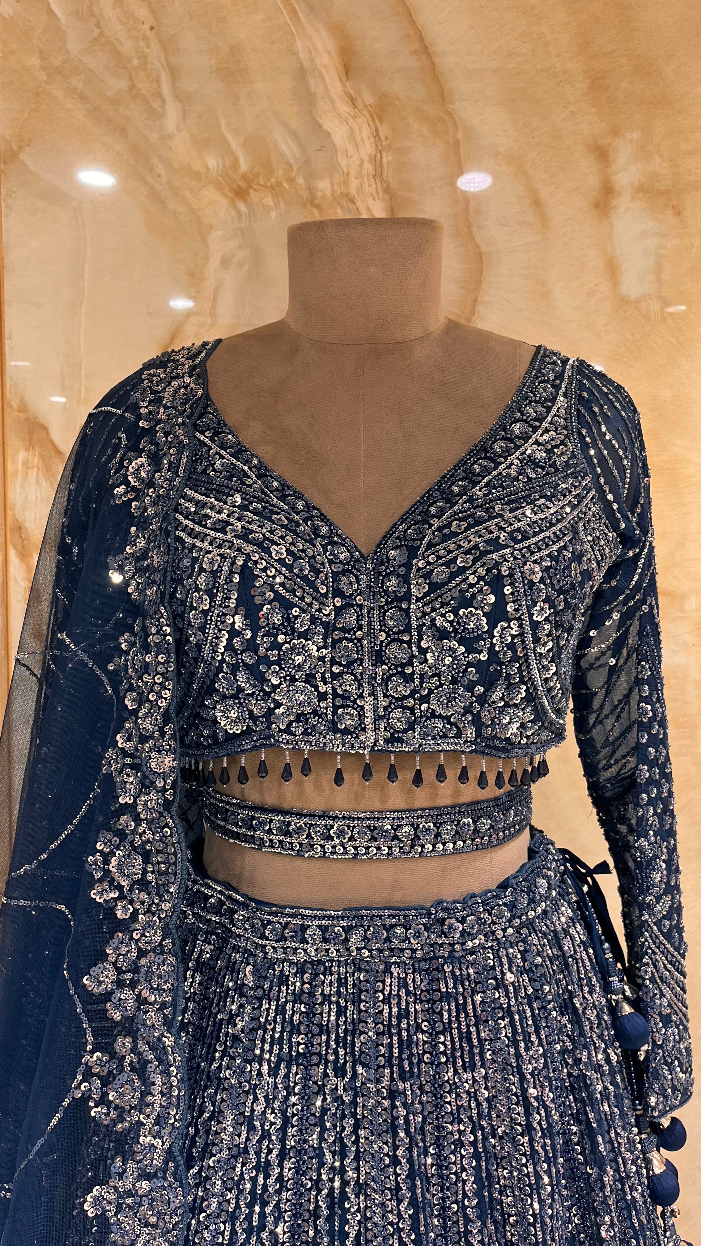 ELEGANT DESIGNER LEHENGA WITH RICH EMBROIDERY WORK