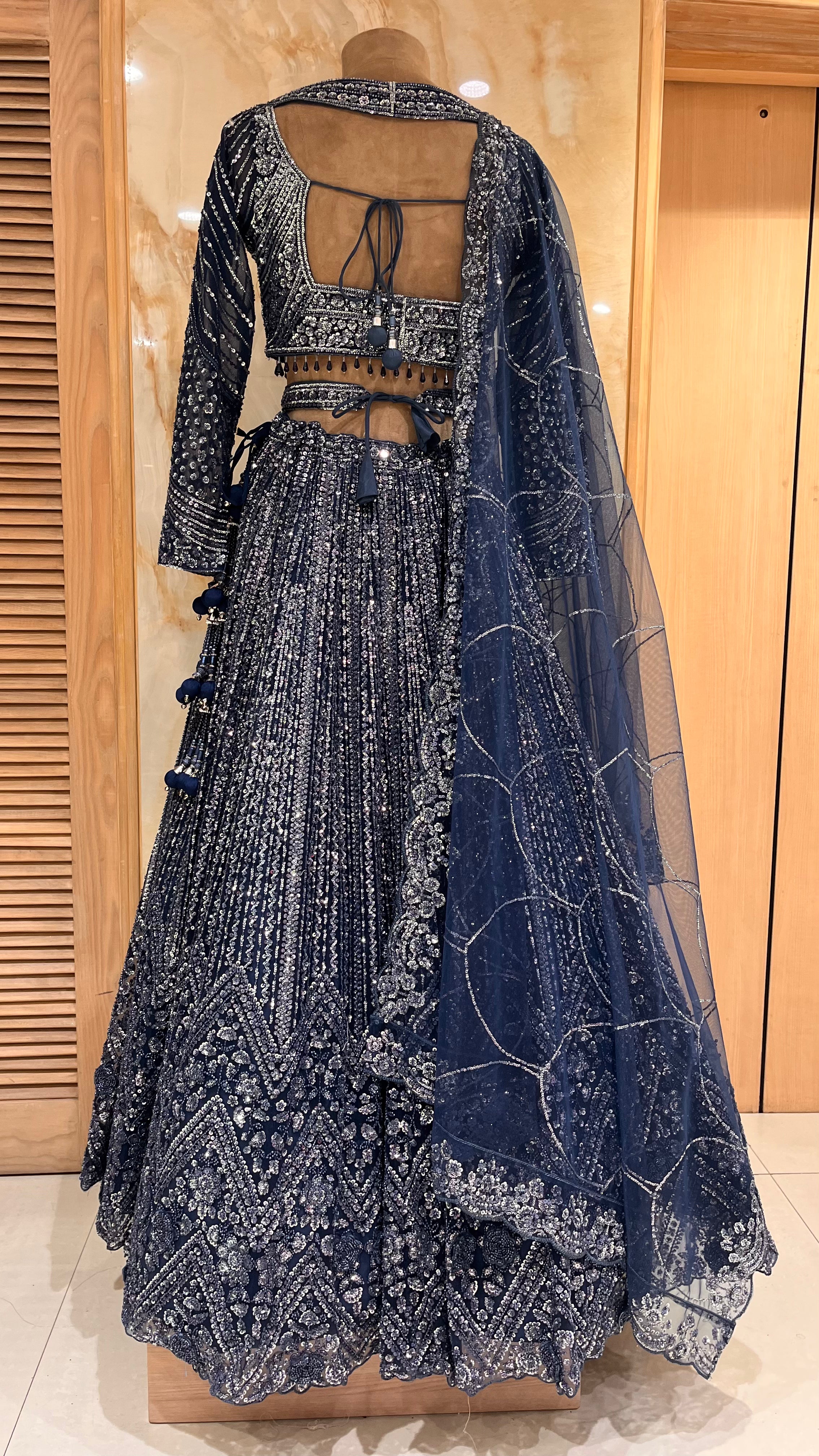 ELEGANT DESIGNER LEHENGA WITH RICH EMBROIDERY WORK