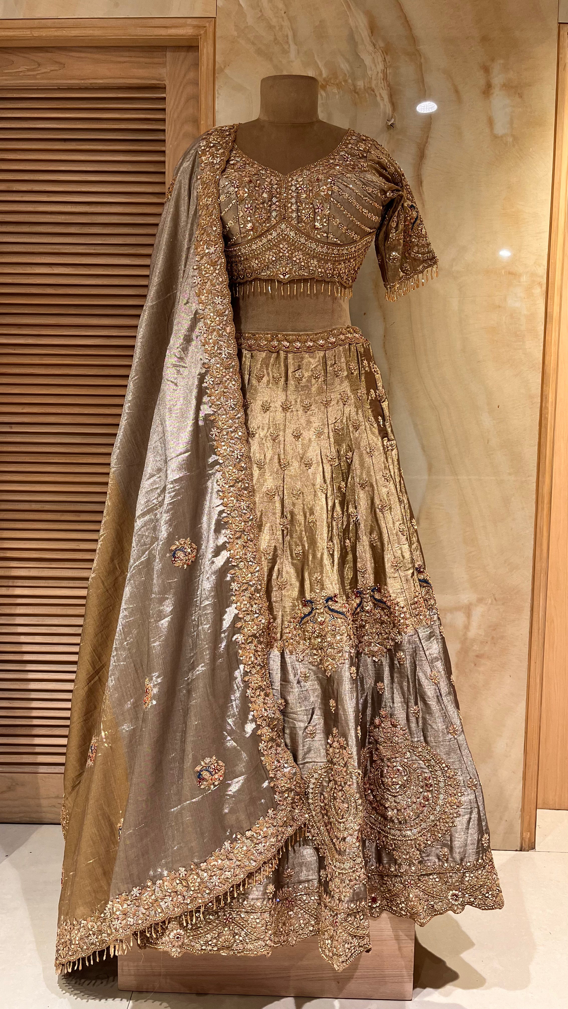 ELEGANT DESIGNER LEHENGA WITH HEAVY EMBROIDERY WORK