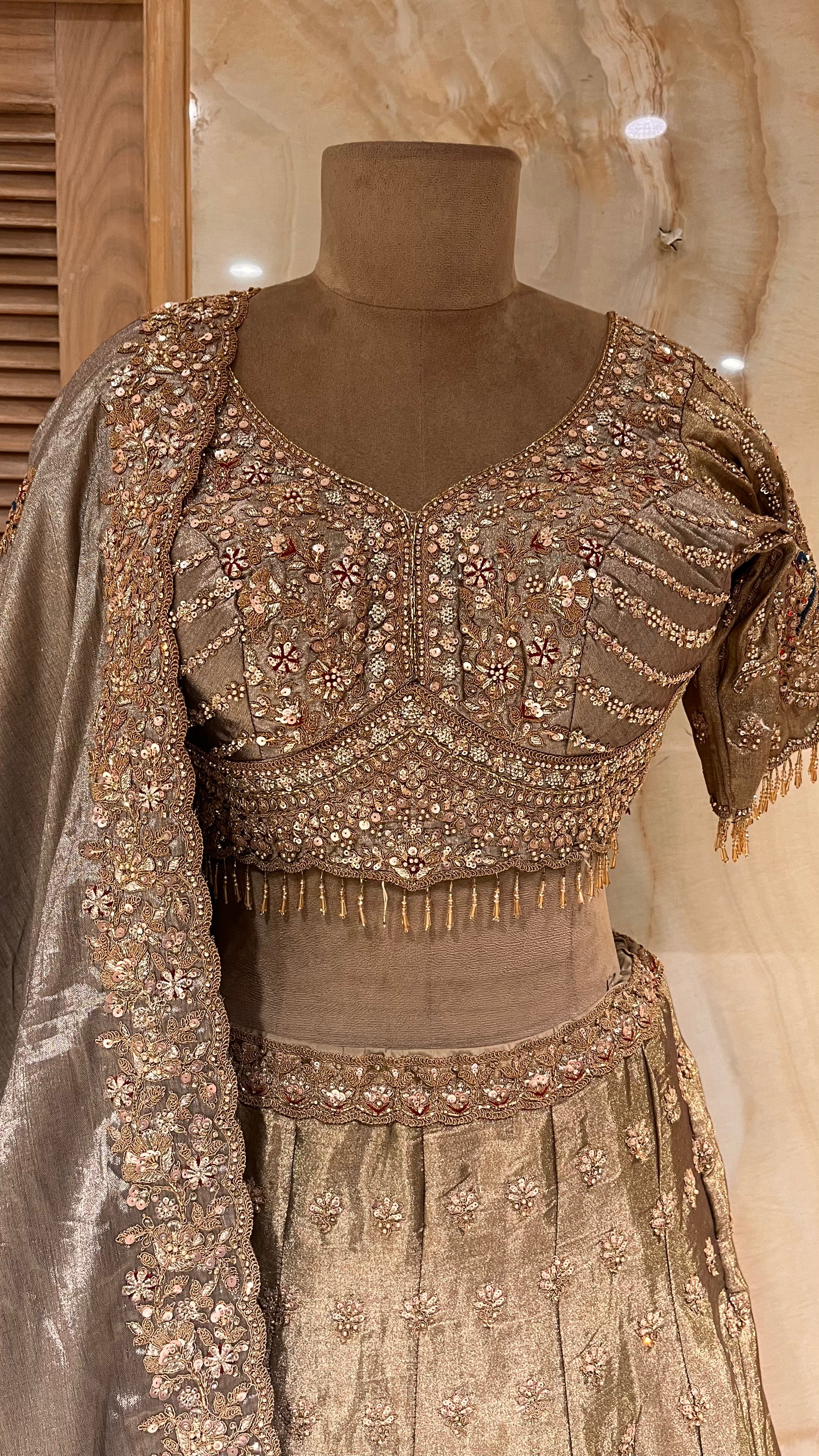 ELEGANT DESIGNER LEHENGA WITH HEAVY EMBROIDERY WORK