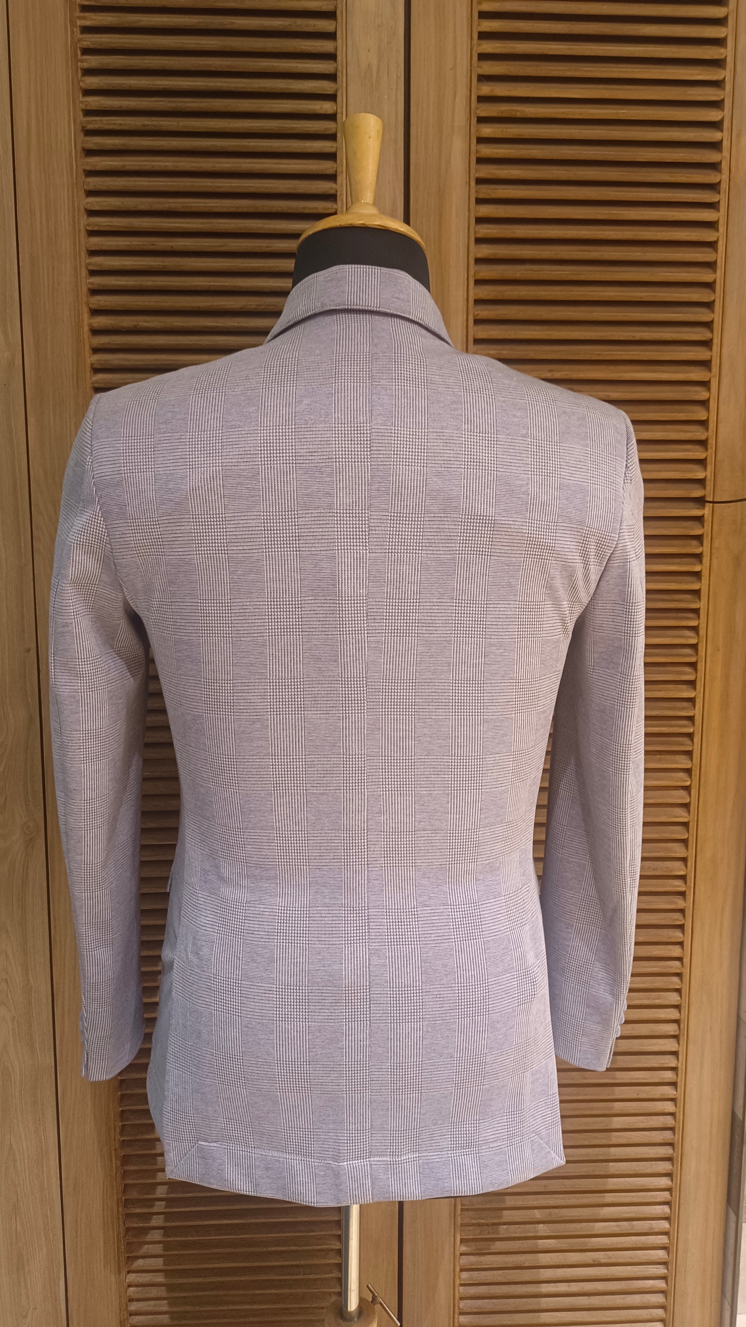 Light Grey Terry Wool Blazer