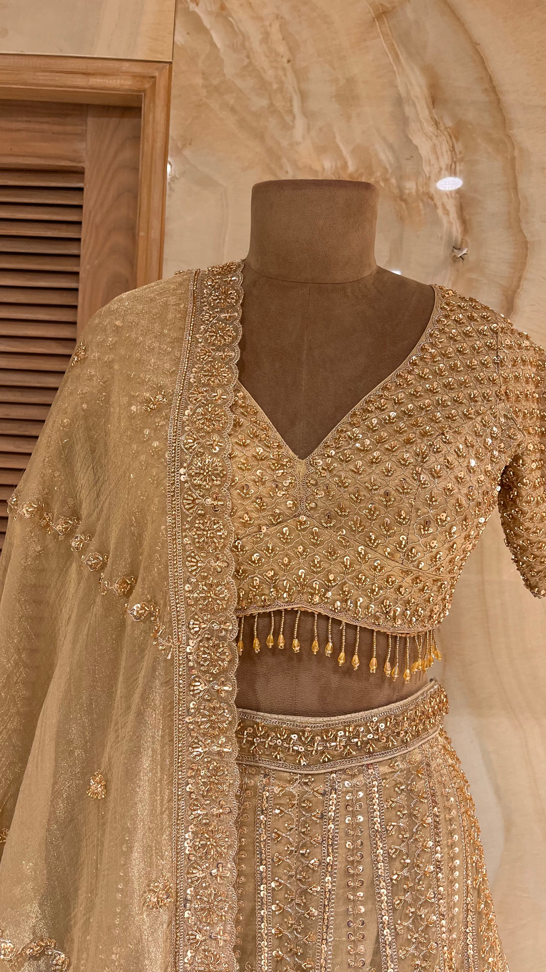 PREMIUM DESIGNER HEAVY EMBROIDERED LEHENGA SET