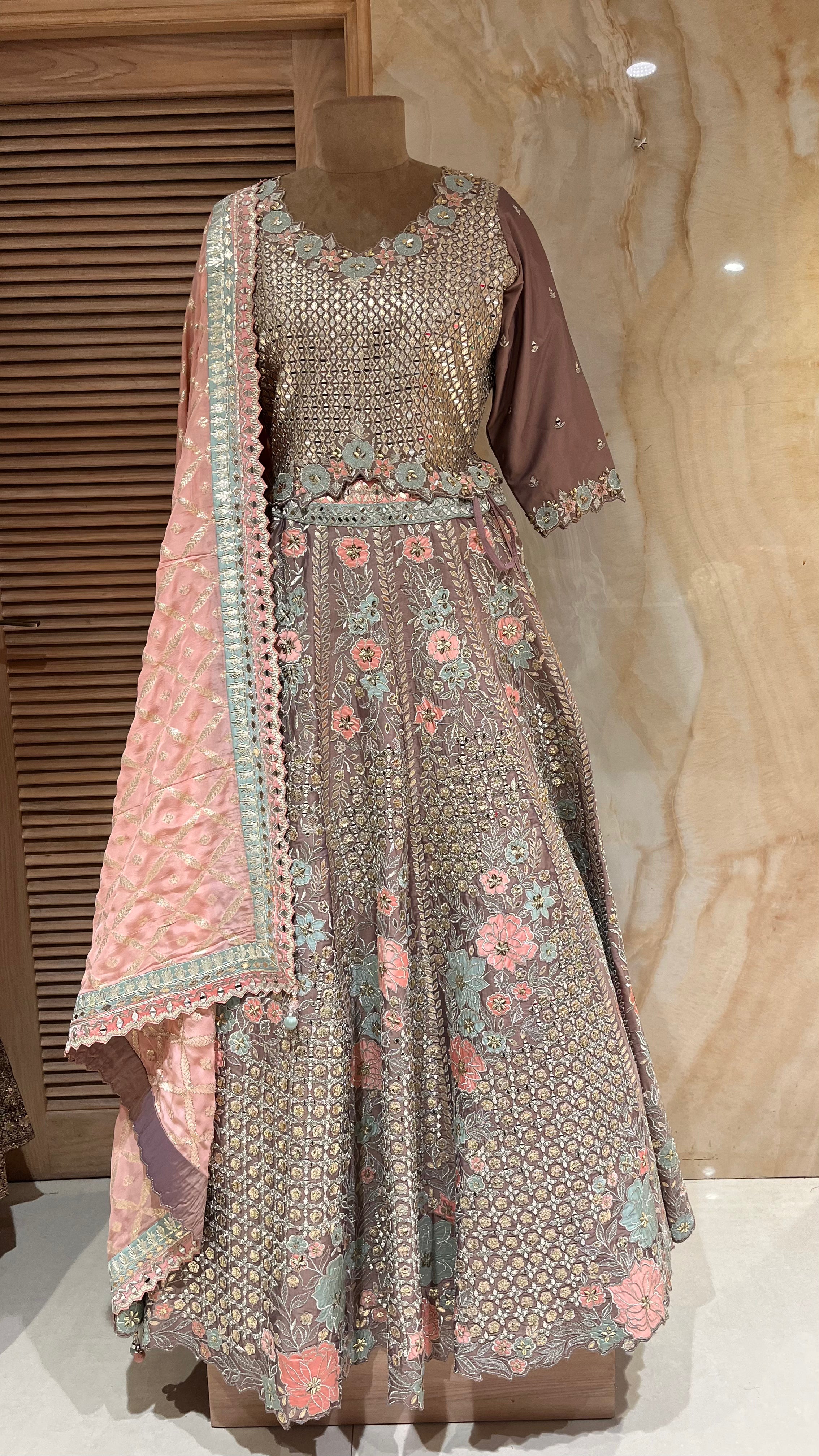 STUNNING DESIGNER LEHENGA SET FOR FESTIVE WEAR