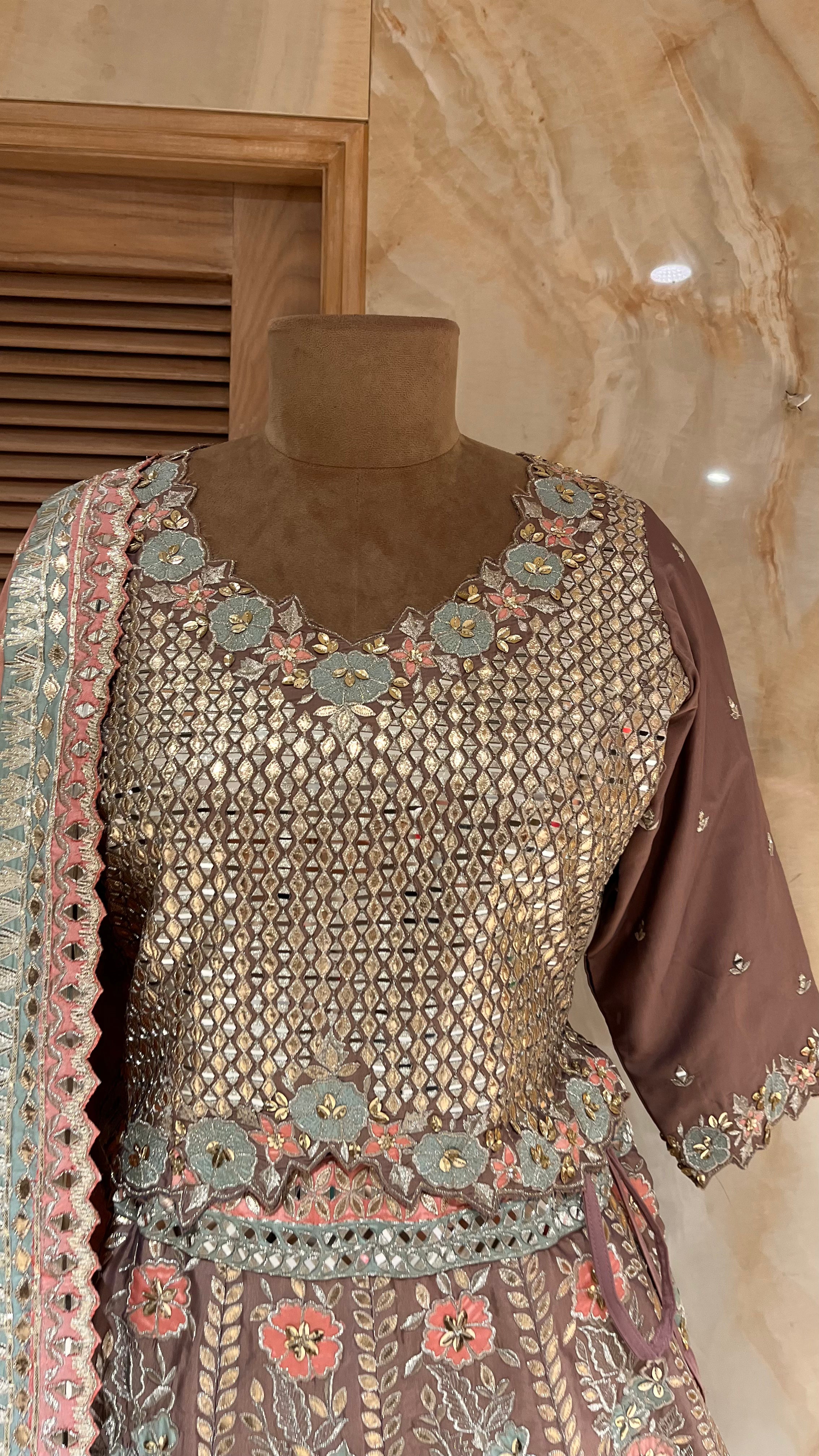 STUNNING DESIGNER LEHENGA SET FOR FESTIVE WEAR