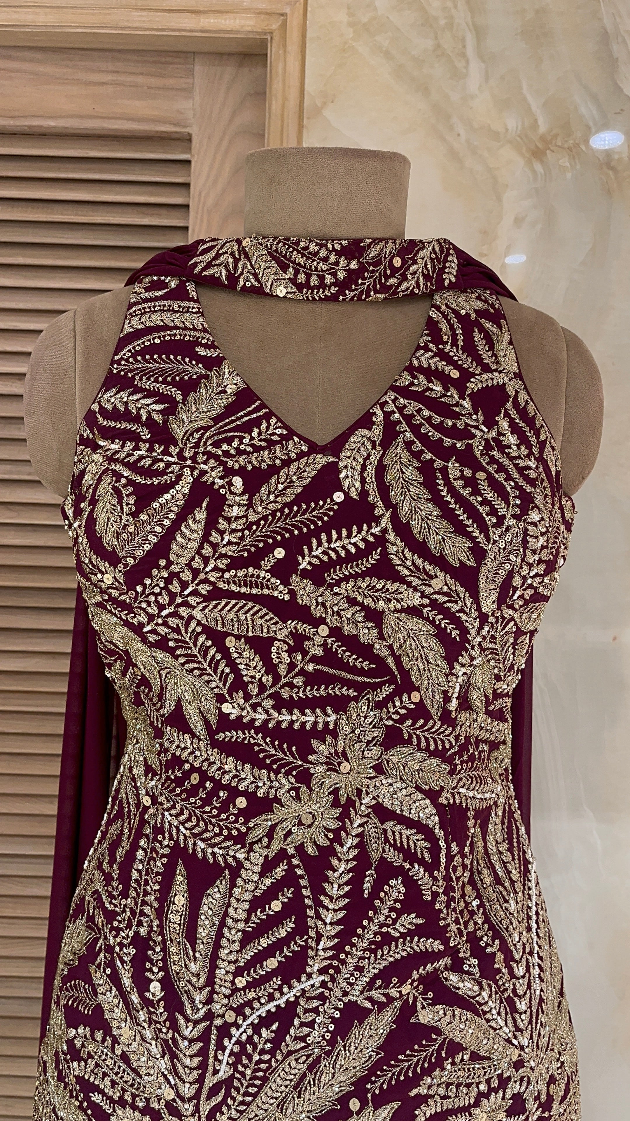 LUXURY EMBROIDERED READYMADE SUIT SET