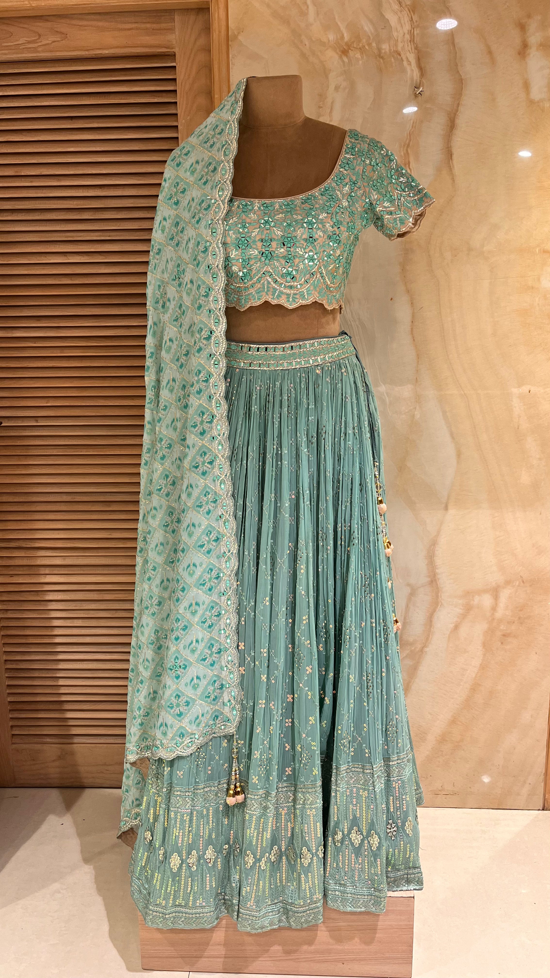 LUXURY EMBROIDERED LEHENGA SET