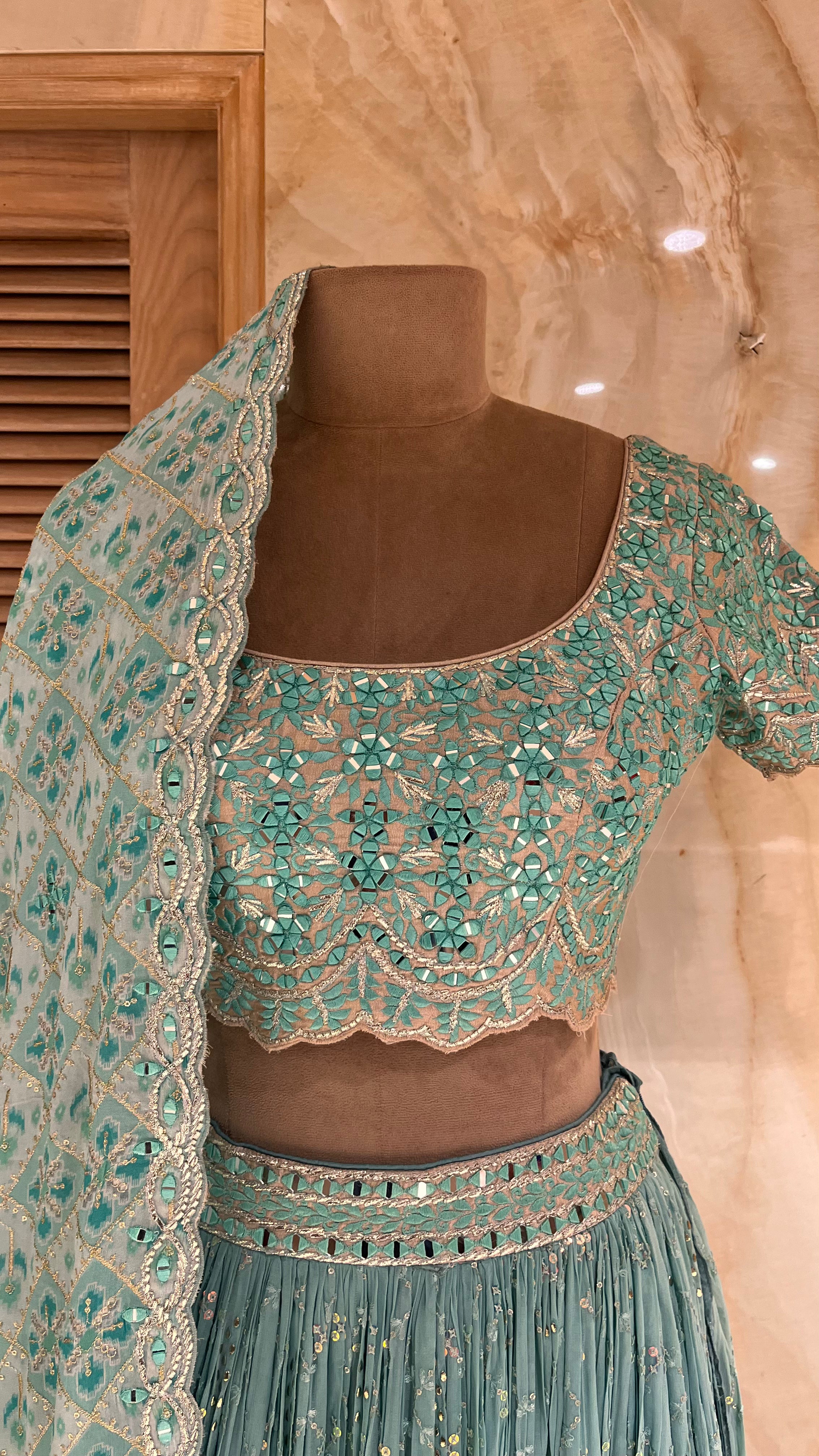 LUXURY EMBROIDERED LEHENGA SET