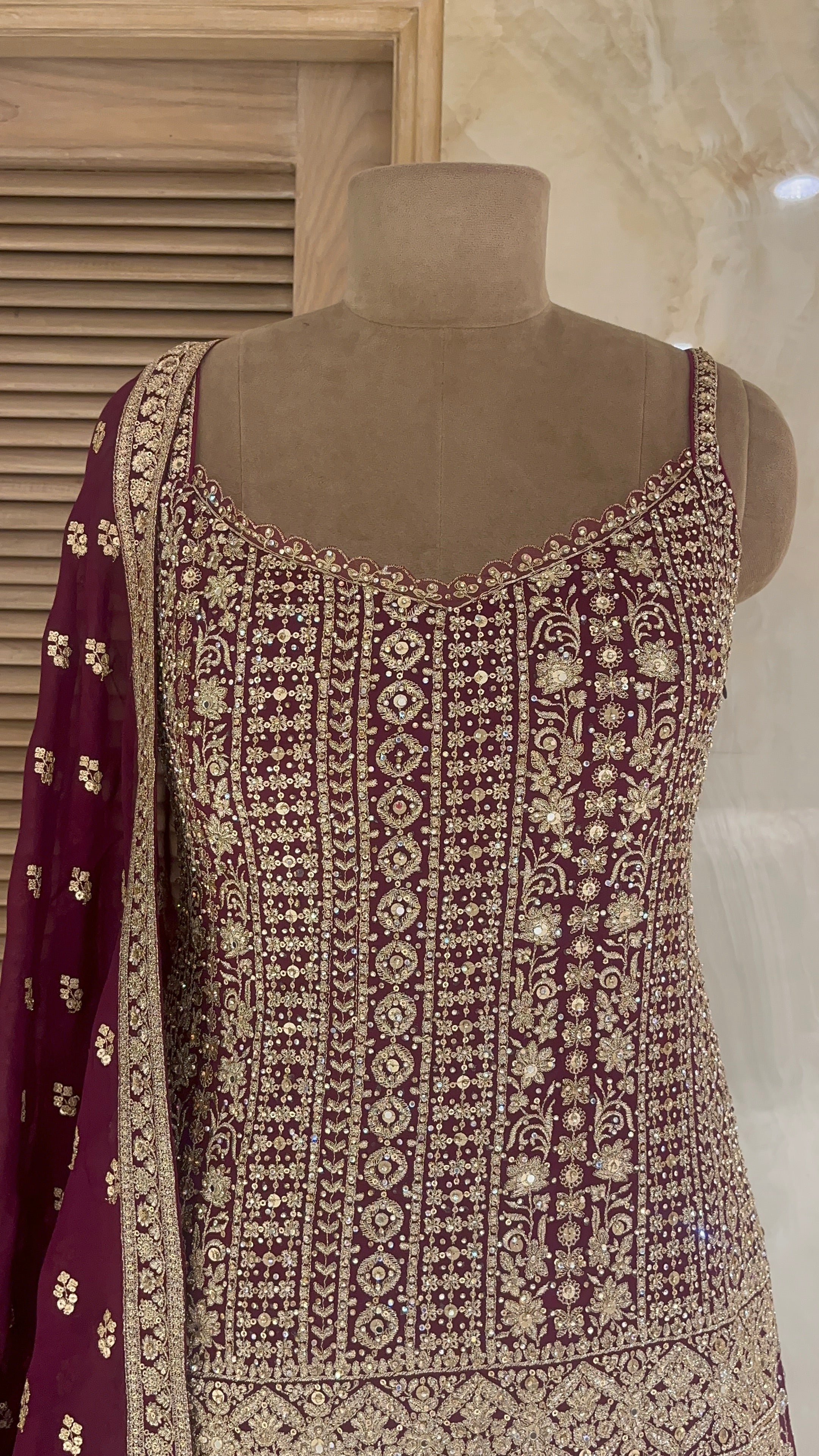 LUXURY EMBROIDERED LEHENGA SET