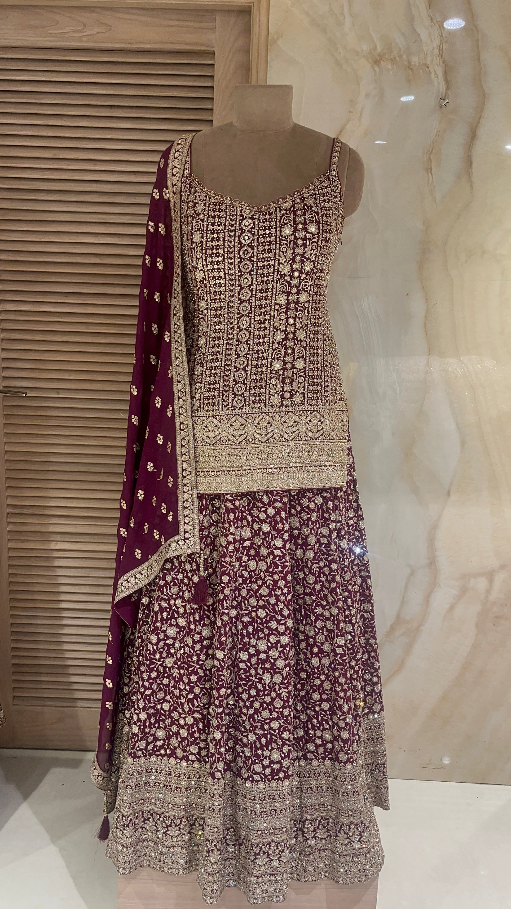 LUXURY EMBROIDERED LEHENGA SET