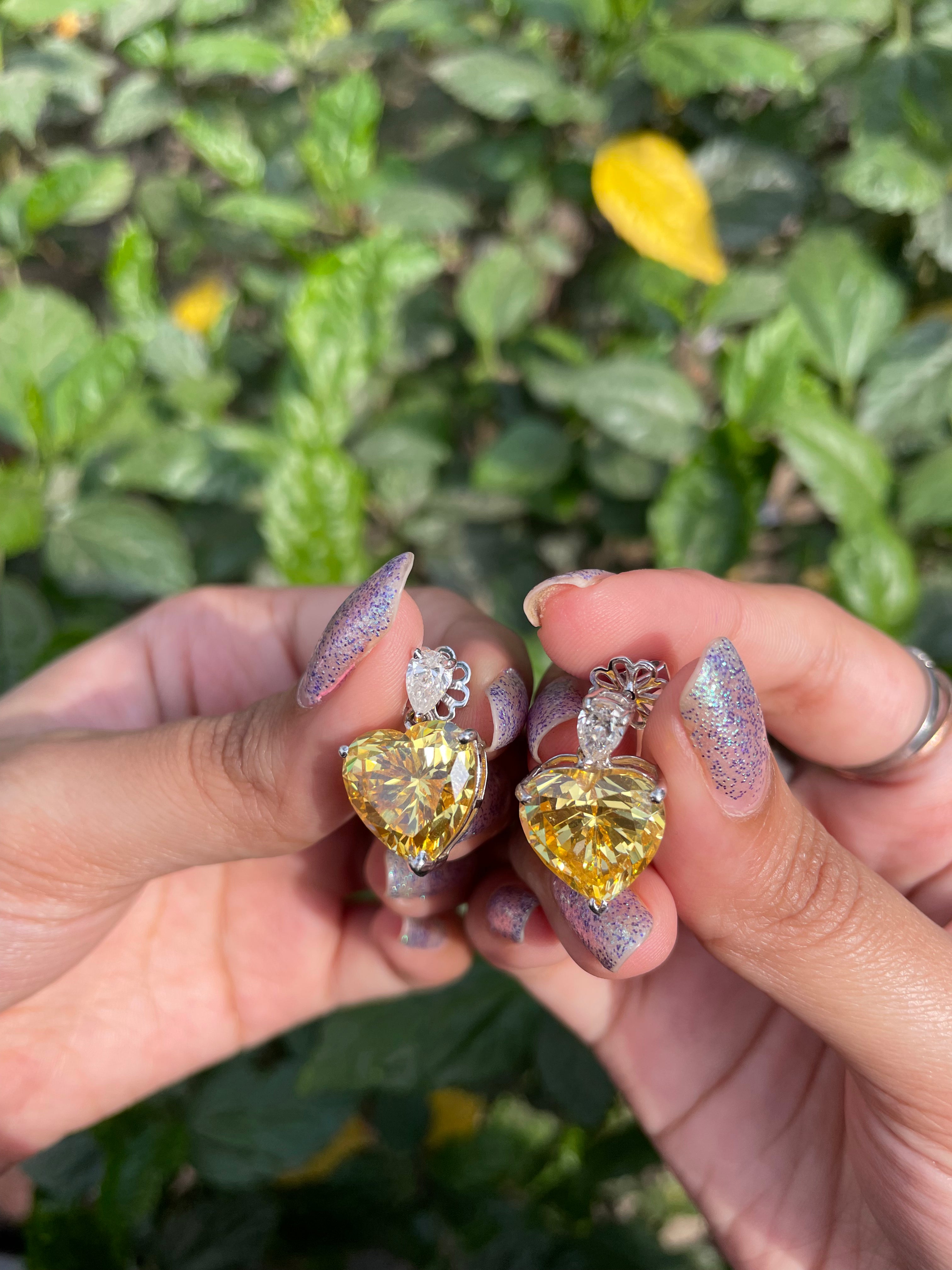 GOLDEN GLOW DIAMOND EARRINGS