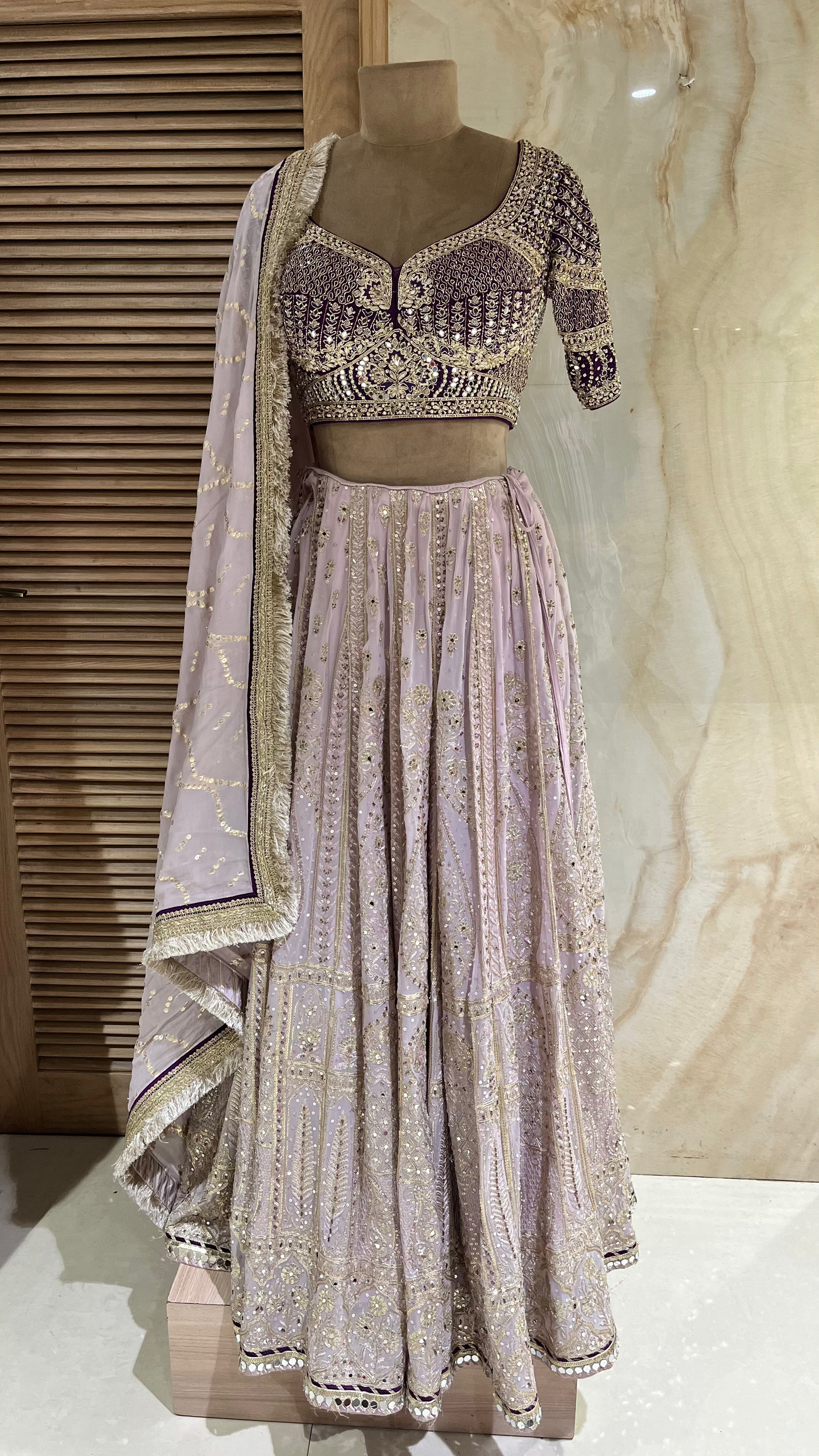 STYLISH EMBROIDERED LEHENGA SET
