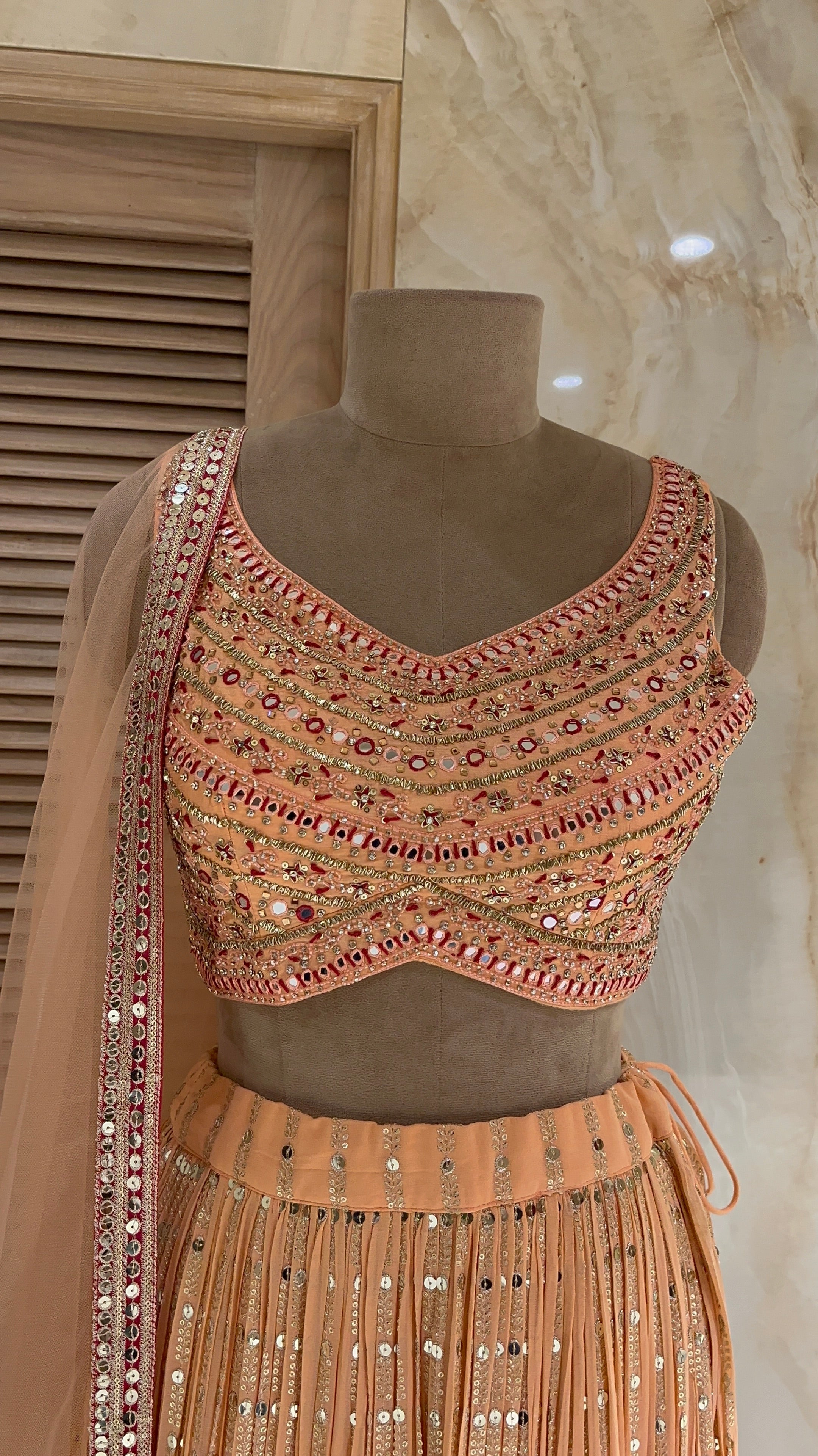 GRACEFUL OMBRE DESIGNER LEHENGA SET