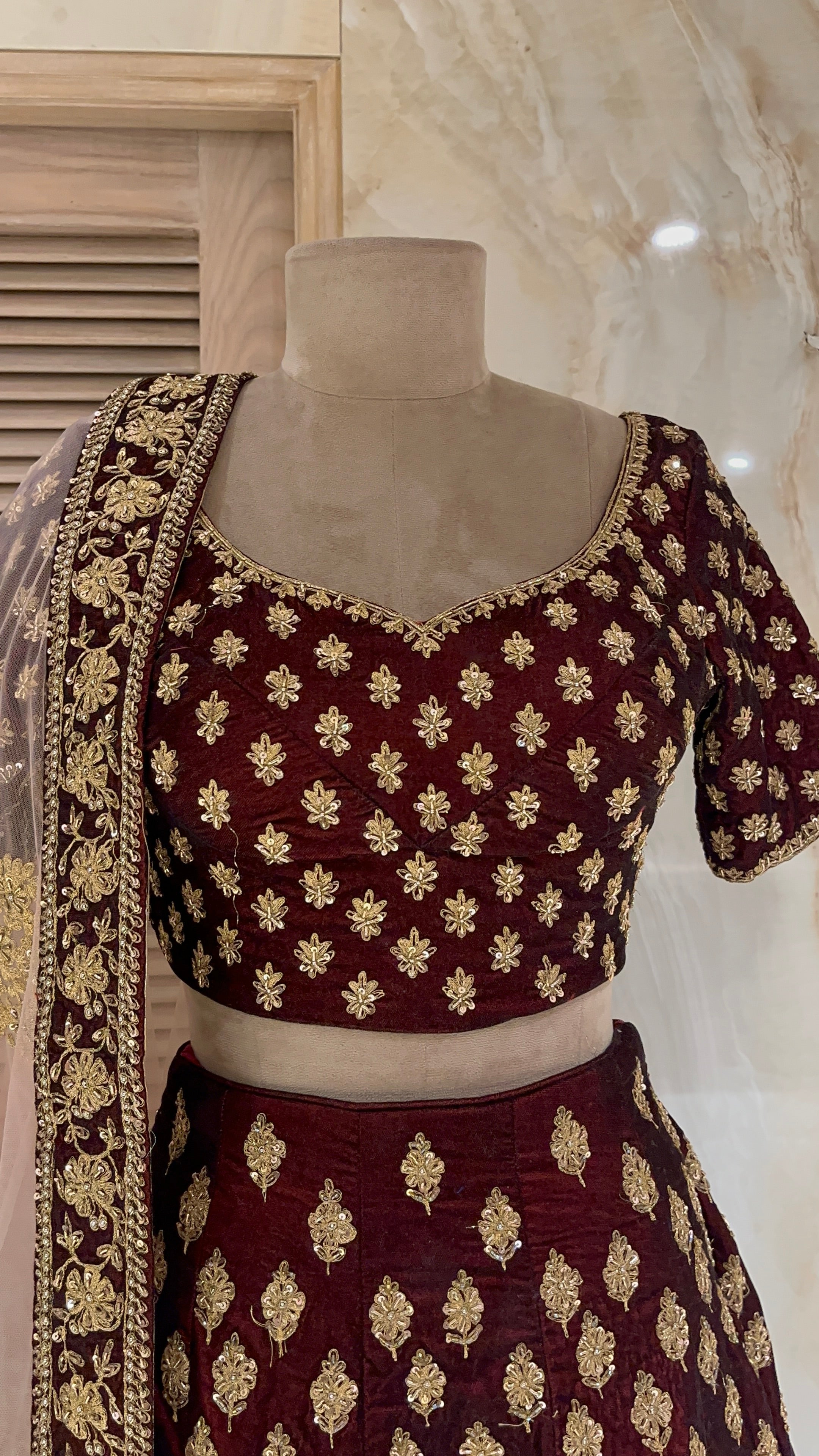 ROYAL EMBROIDERED LEHENGA SET