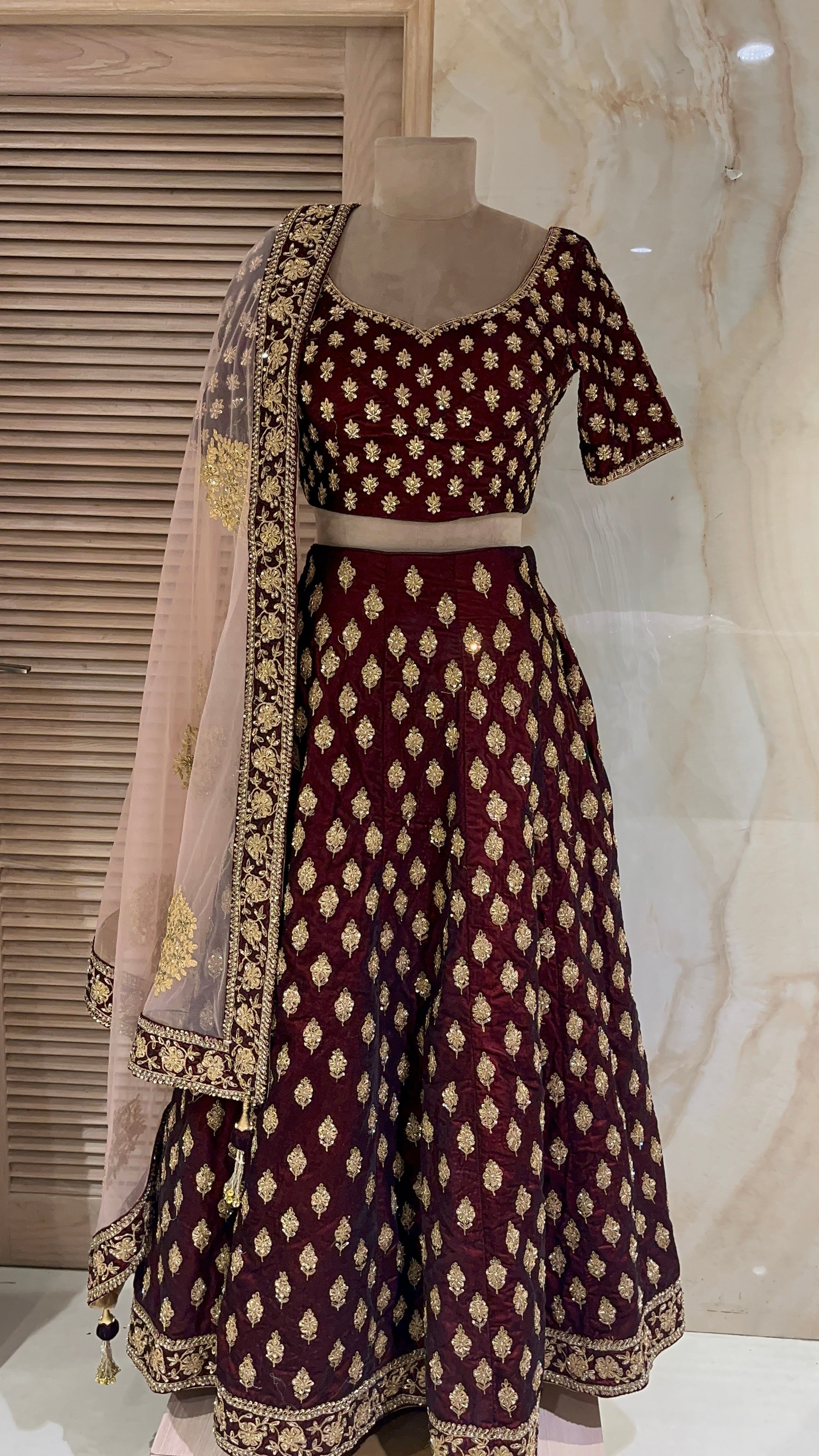 ROYAL EMBROIDERED LEHENGA SET