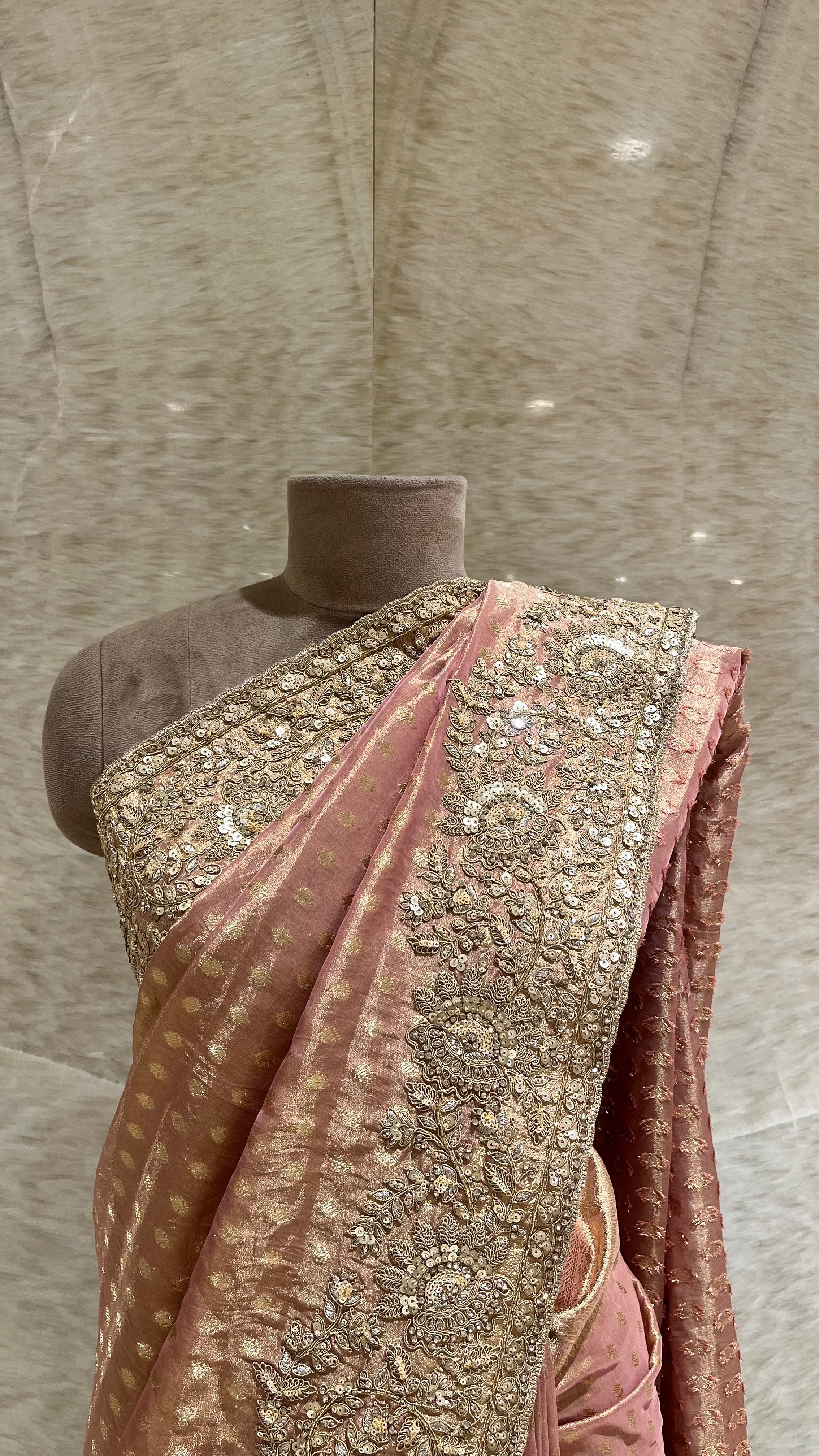 ELEGANT DESIGNER SAREE SET