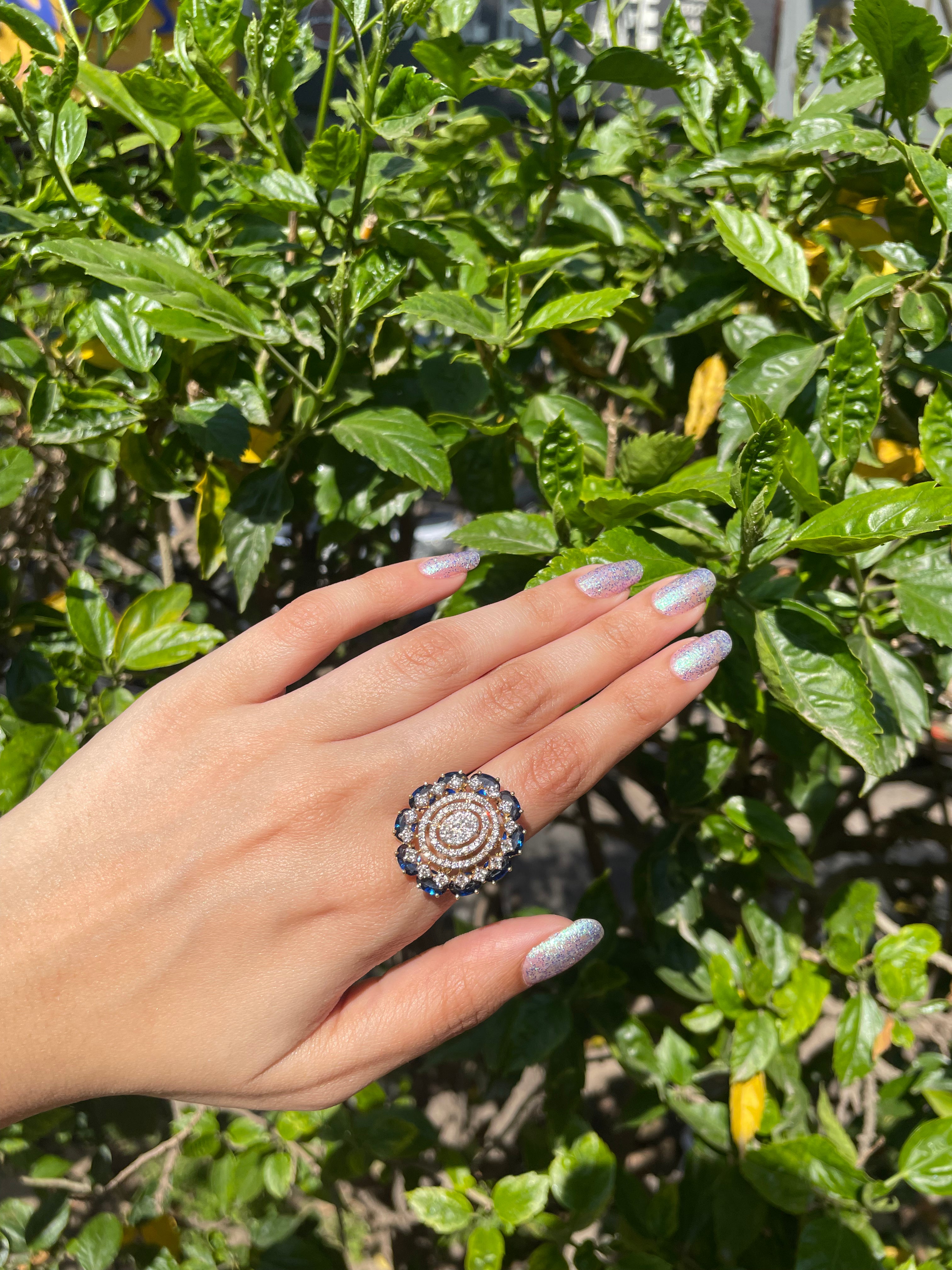 SAPPHIRE SOIREE RING