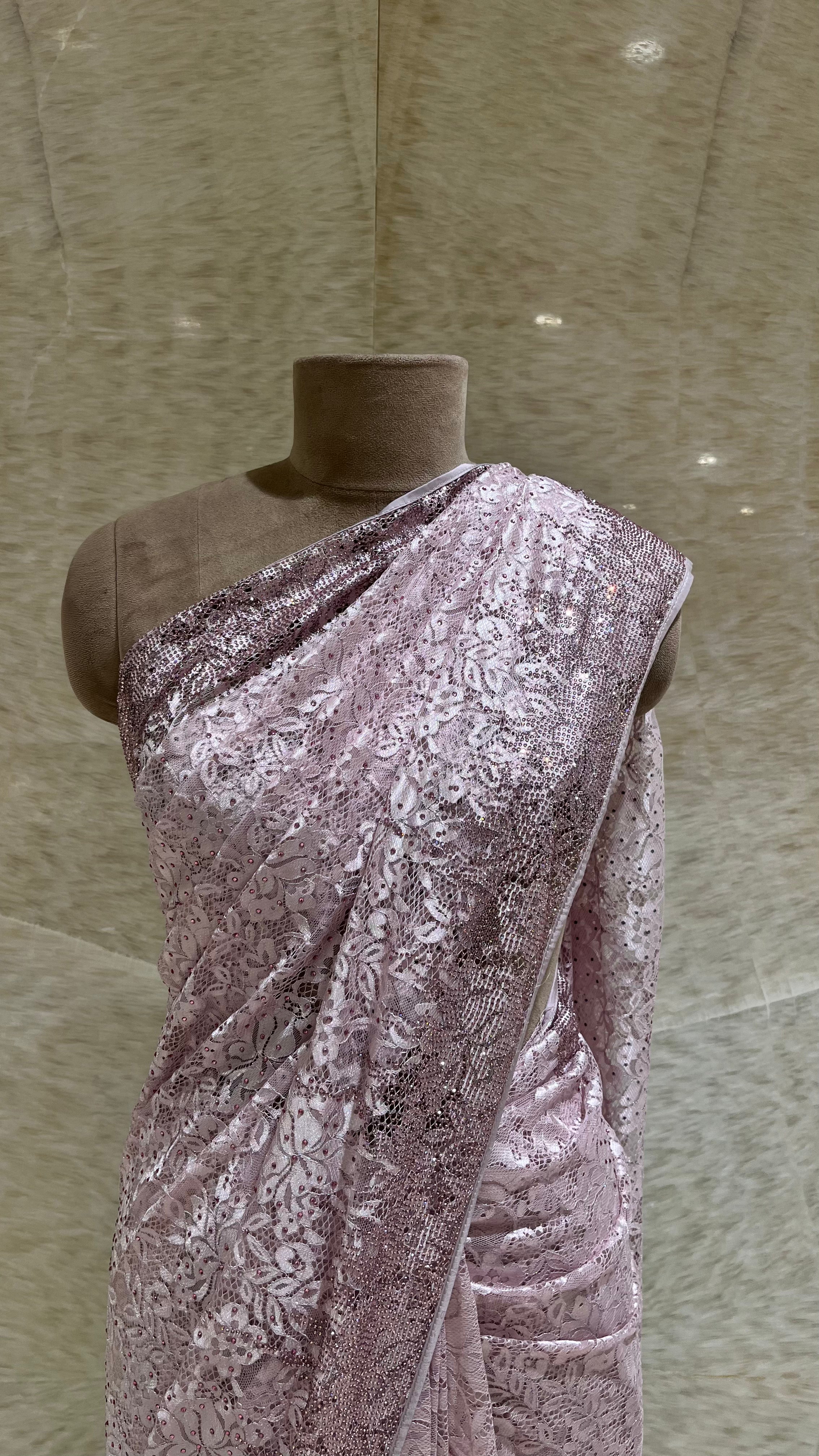 LUXURY WEDDING WEAR SAREE SET