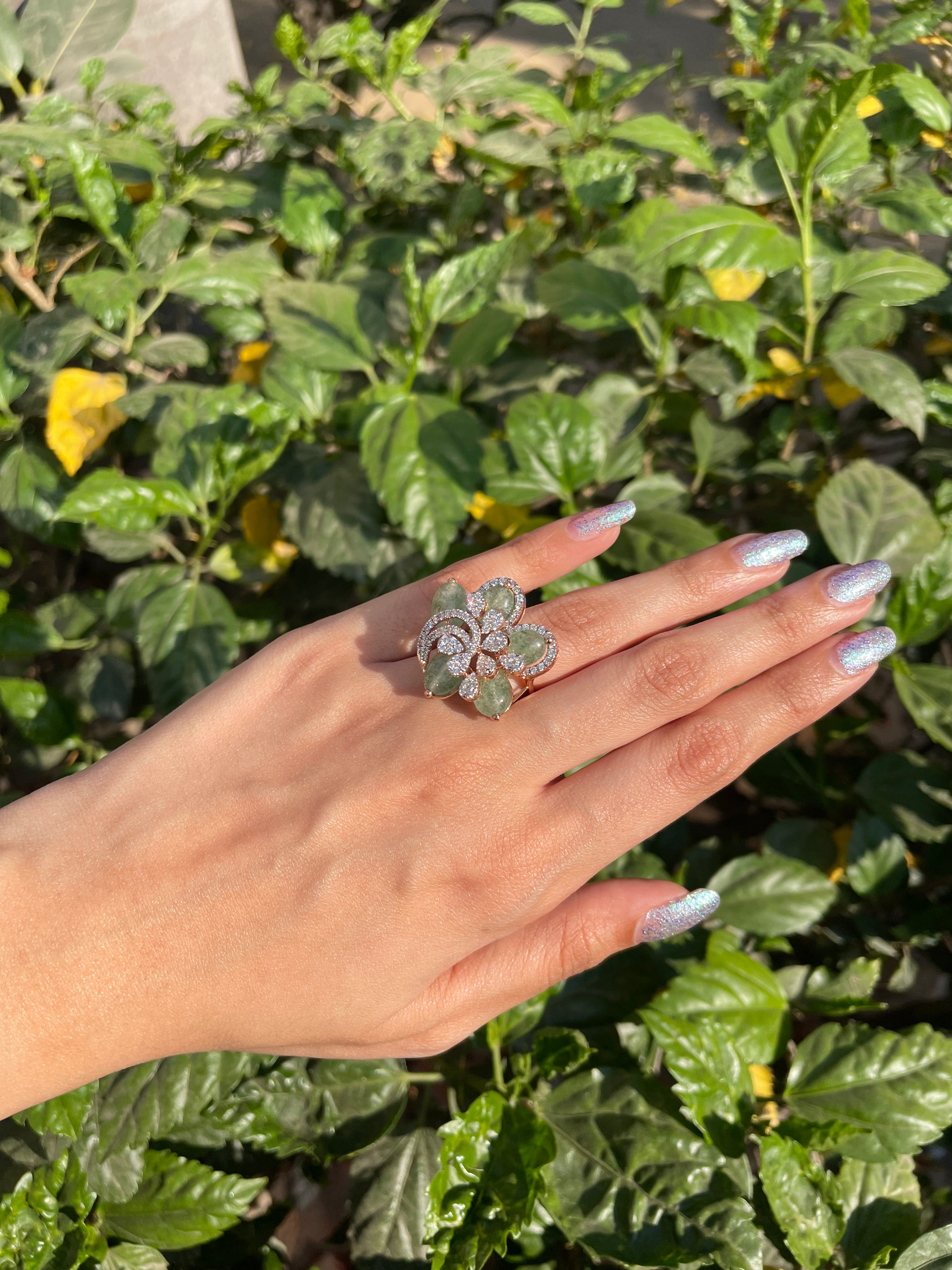 THE SHOW STOPPER RING (EMERALD)