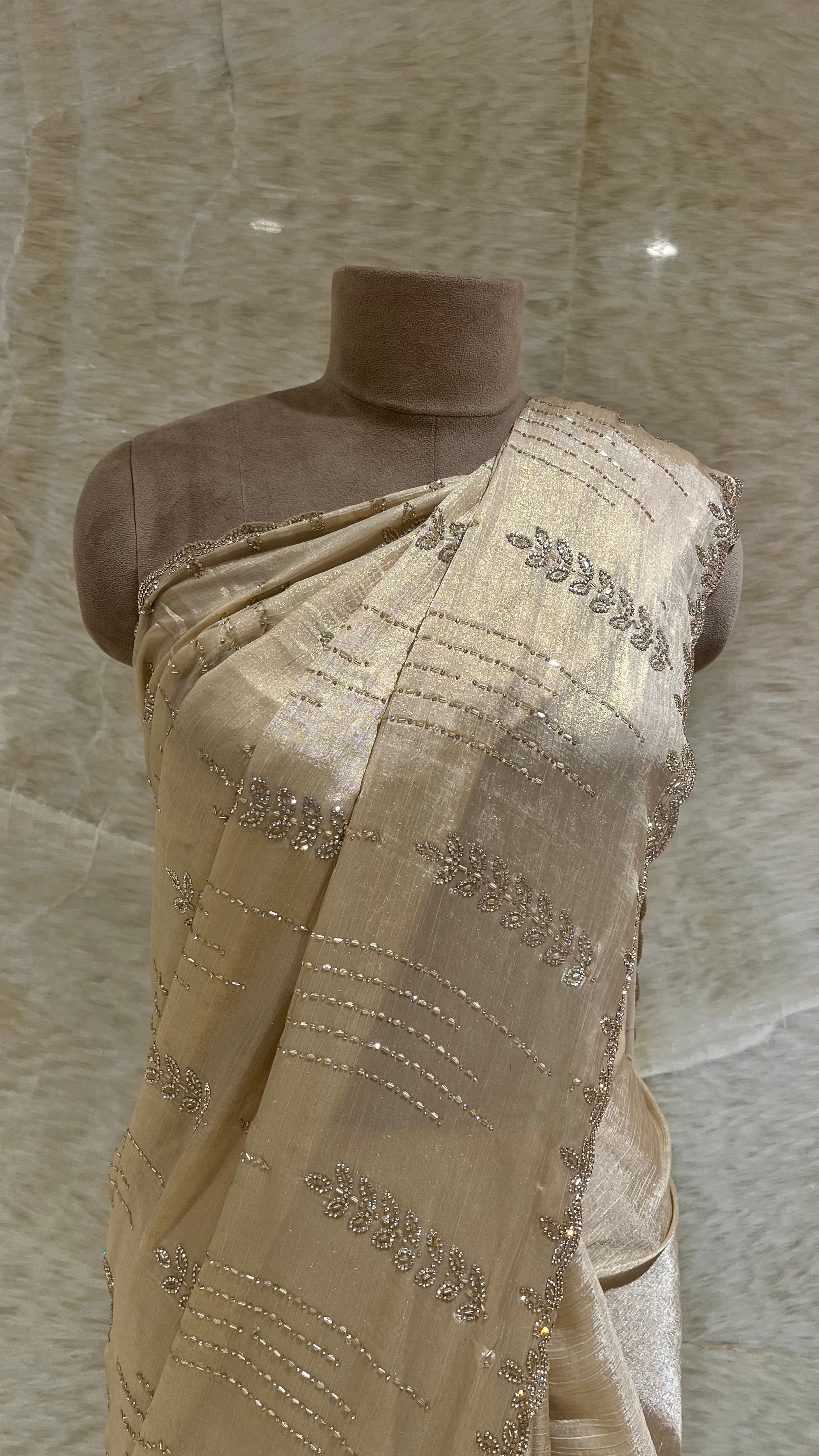 PREMIUM EMBROIDERED SAREE FOR WEDDING, PARTY WEAR