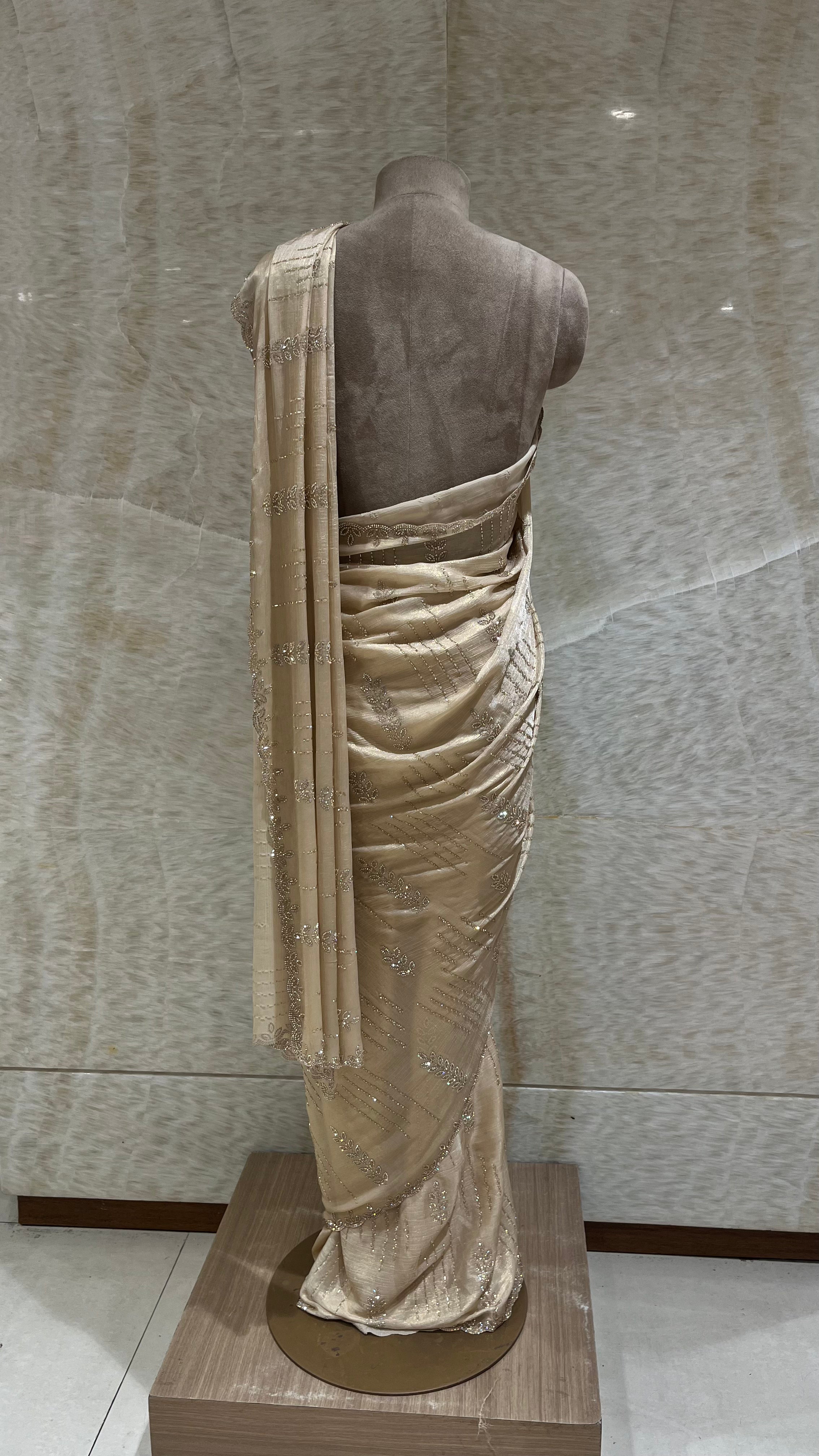 PREMIUM EMBROIDERED SAREE FOR WEDDING, PARTY WEAR