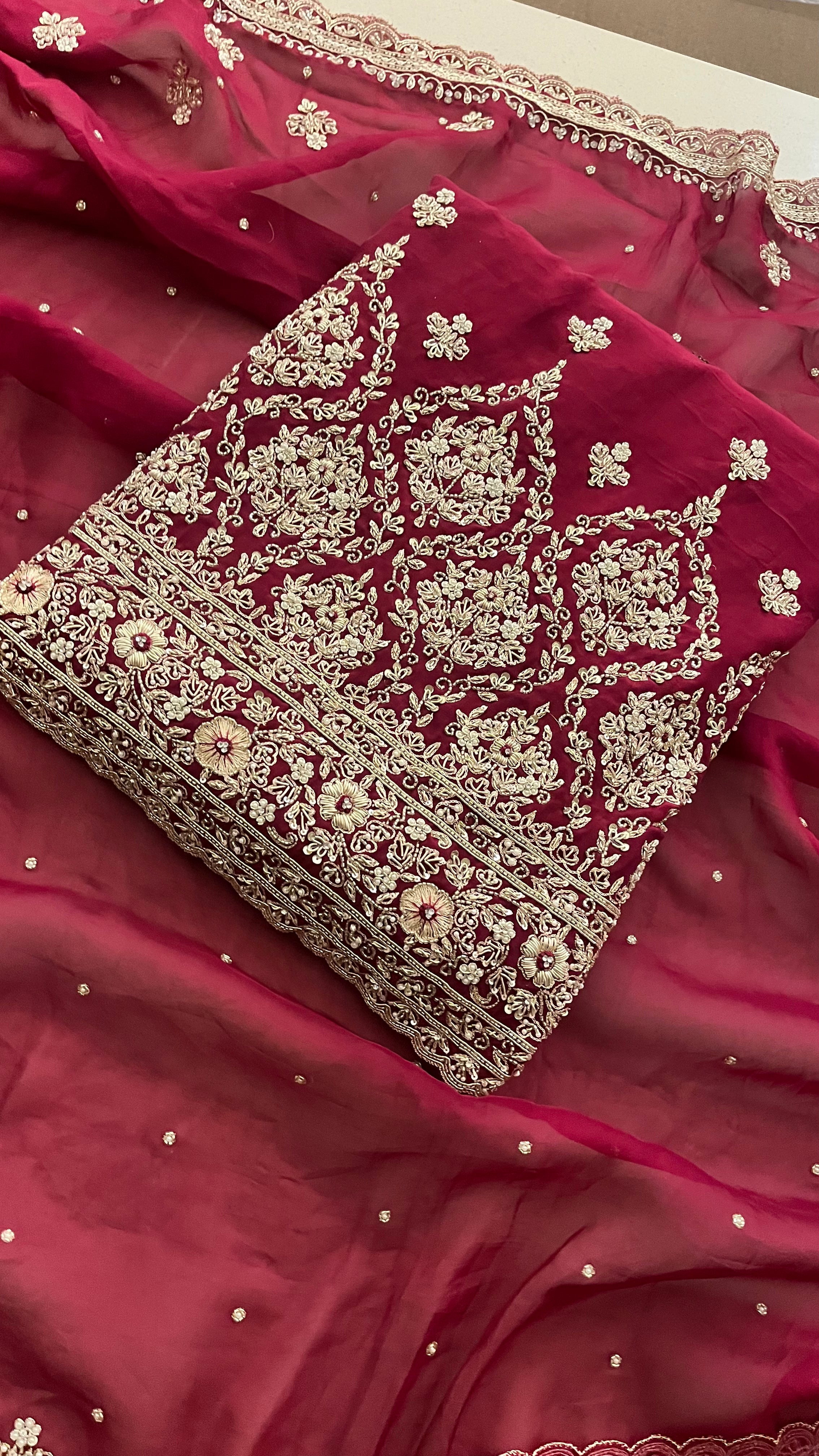 PREMIUM EMBROIDERY UNSTITCHED SUIT