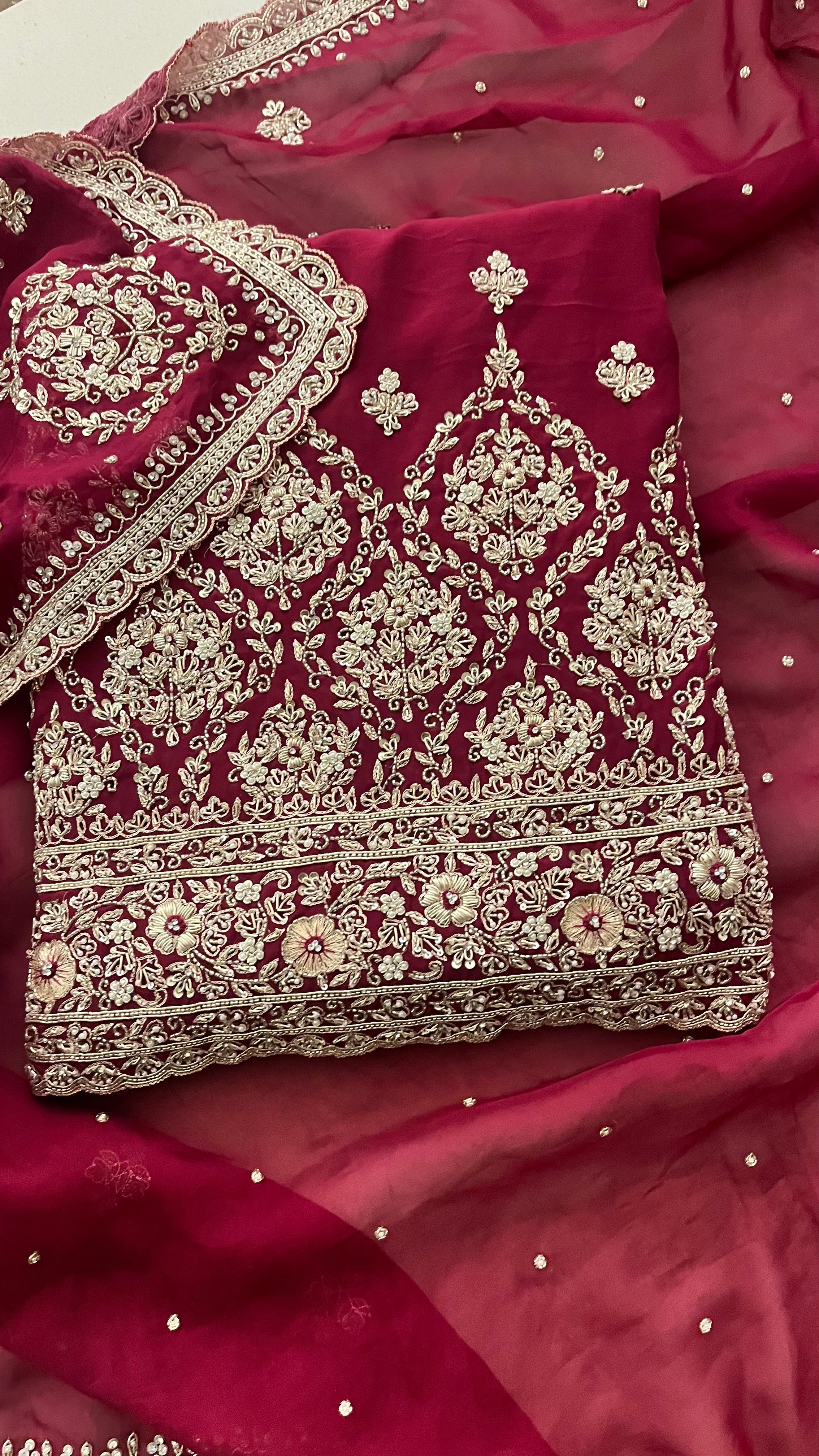 PREMIUM EMBROIDERY UNSTITCHED SUIT