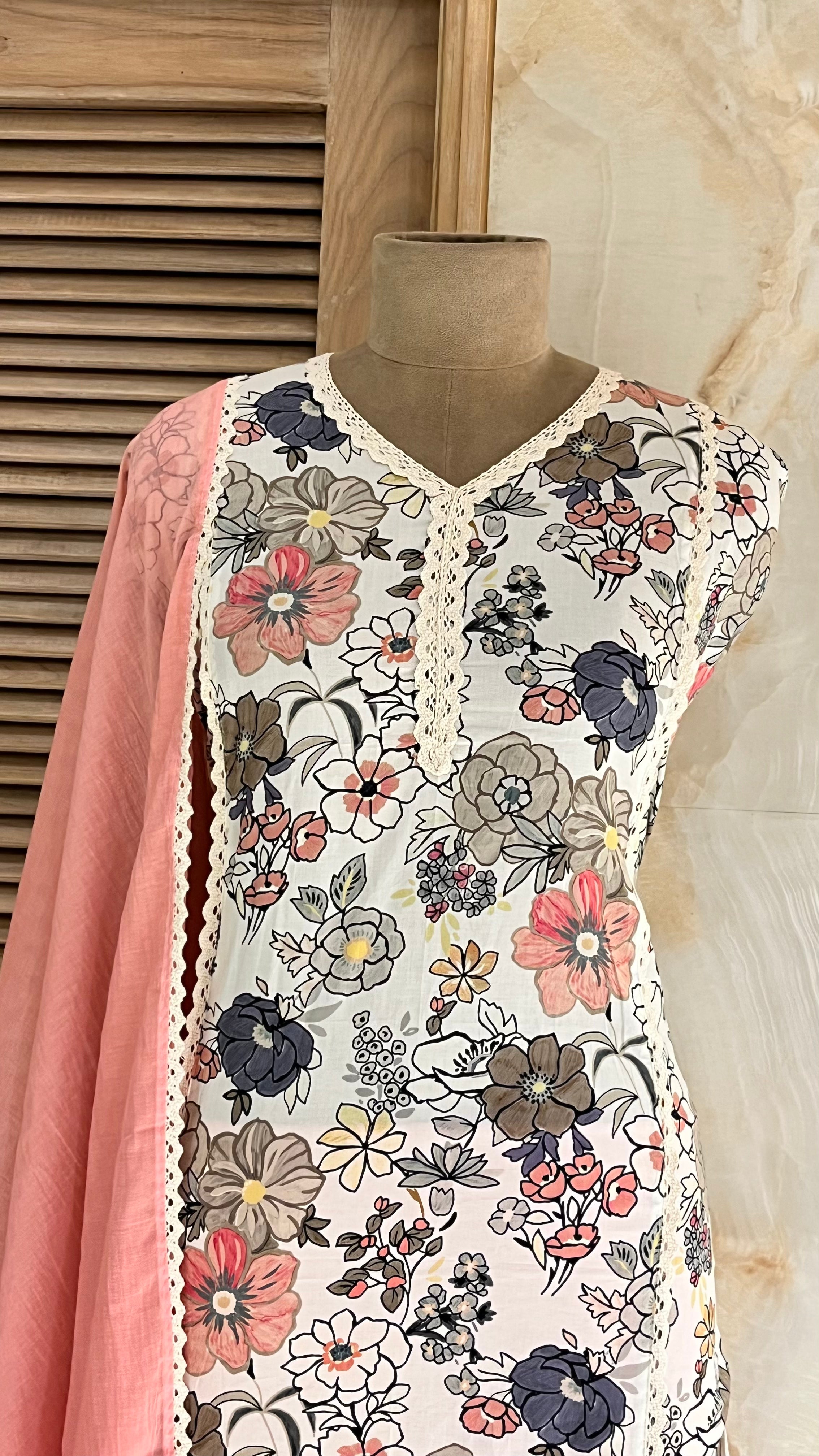 PREMIUM COTTON UNSTITCHED SUIT SET