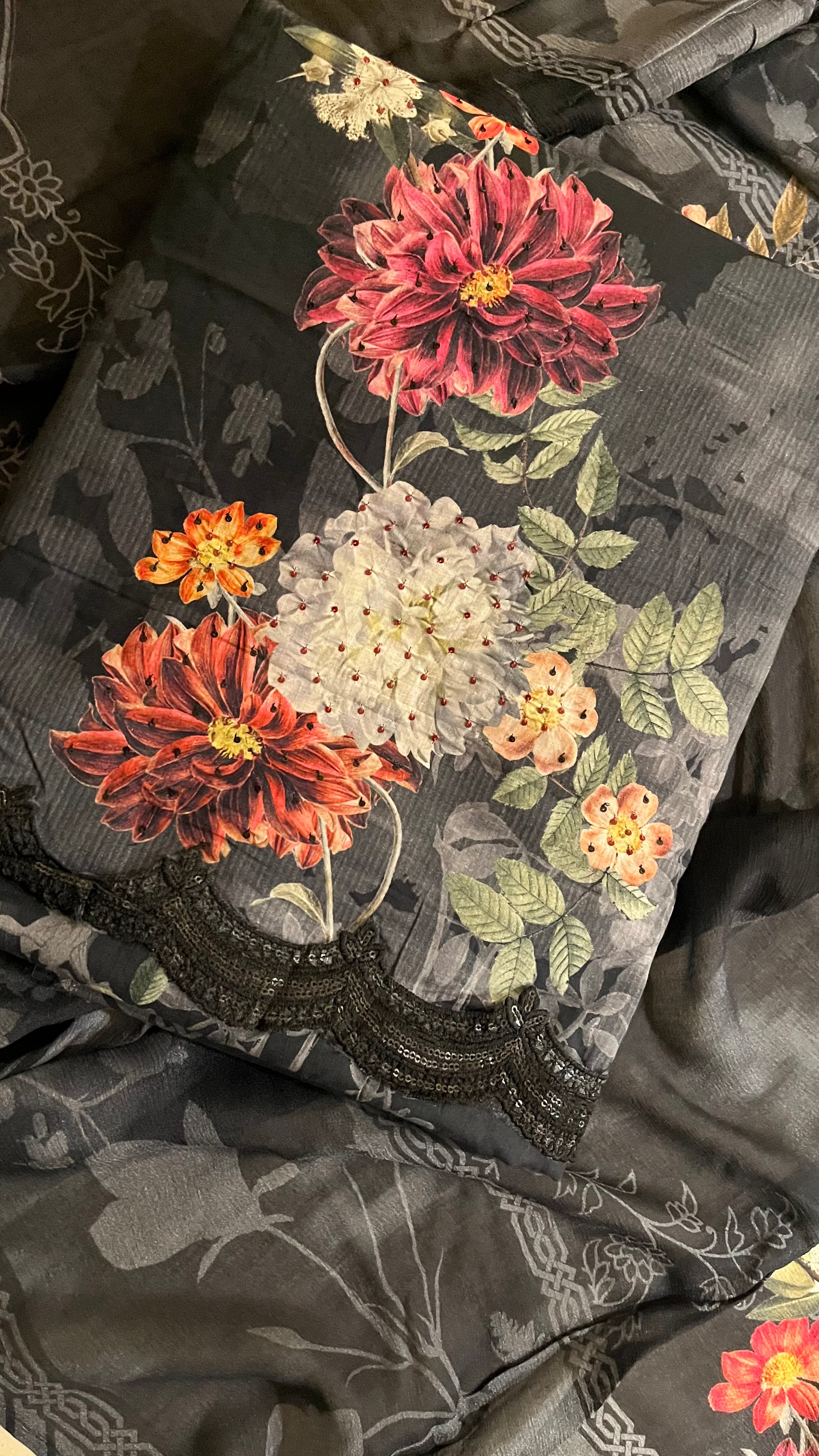 ELEGANT COTTON PRINTED UNSTITCHED SUIT