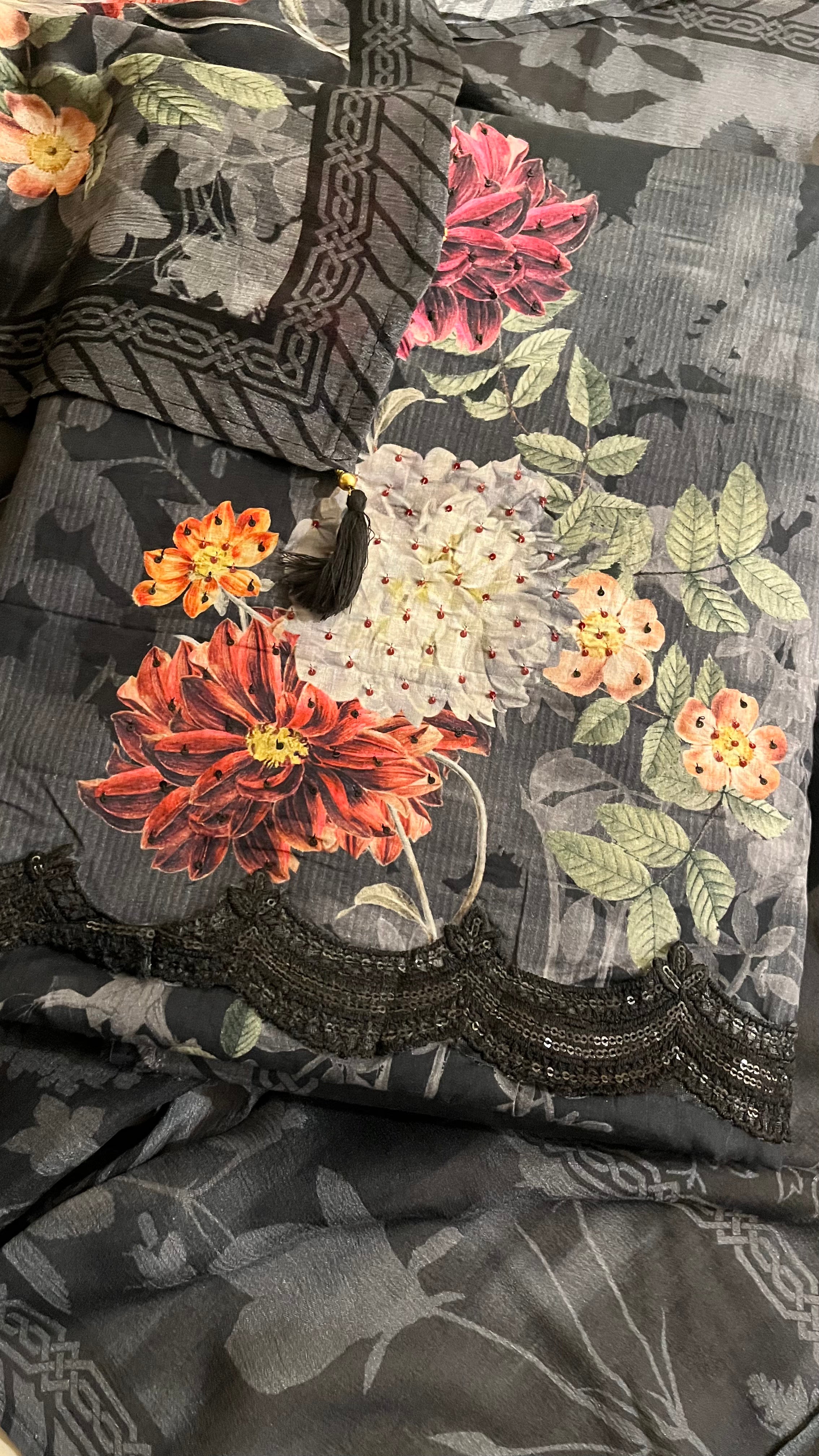 ELEGANT COTTON PRINTED UNSTITCHED SUIT