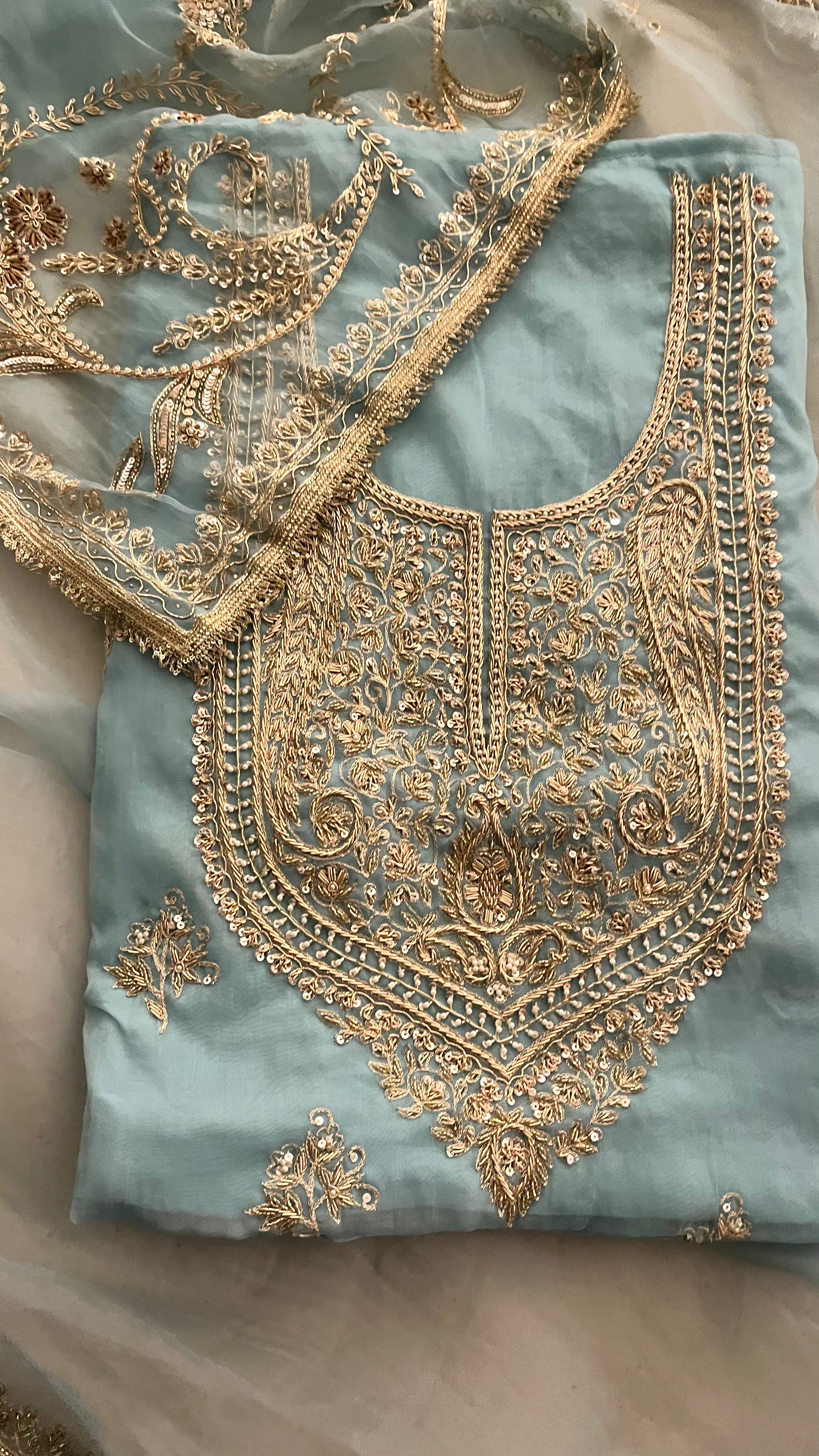 PREMIUM DESIGNER UNSTITCHED SUIT SET