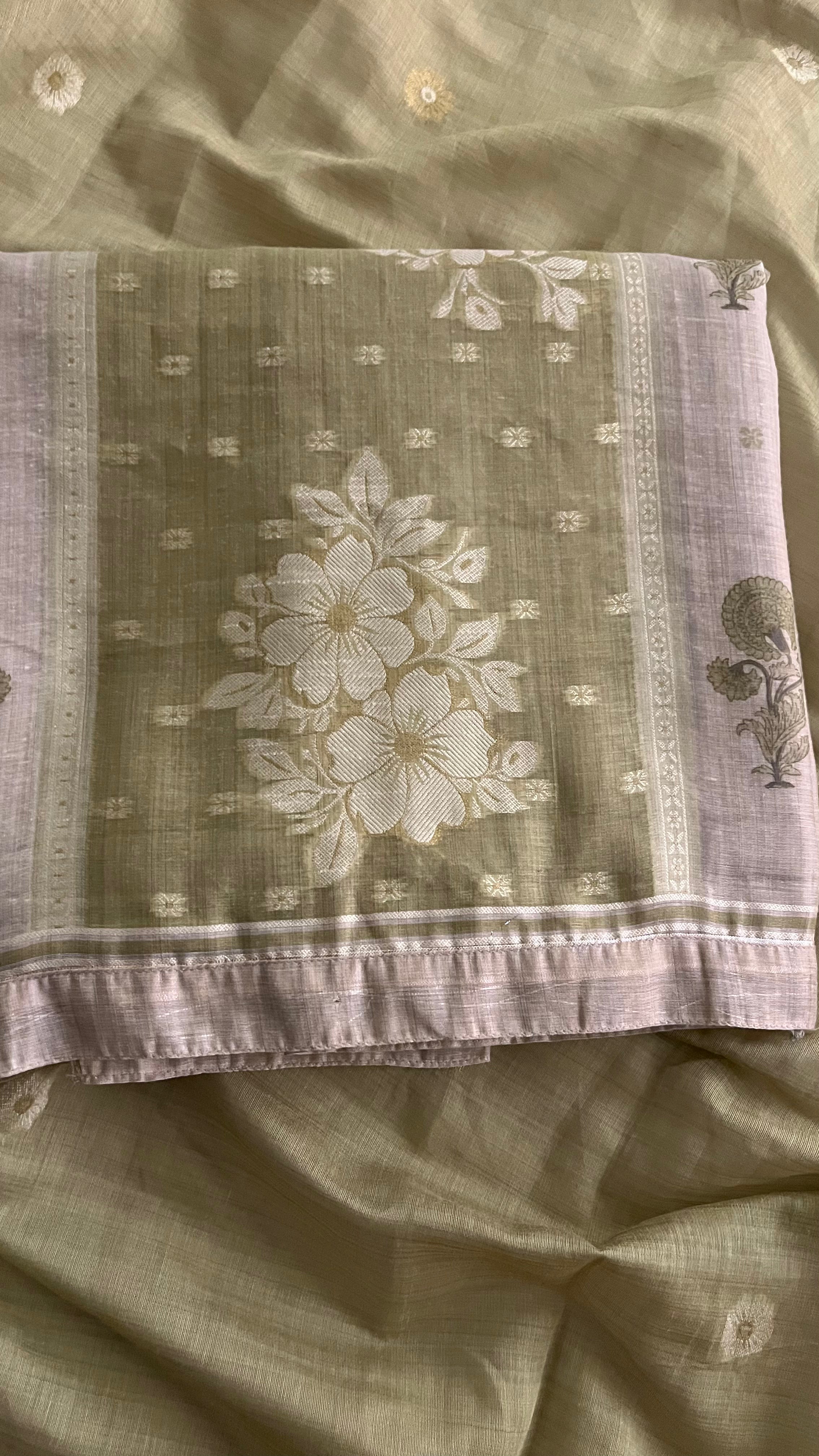 ELEGANT JACQUARD UNSTITCHED SUIT SET
