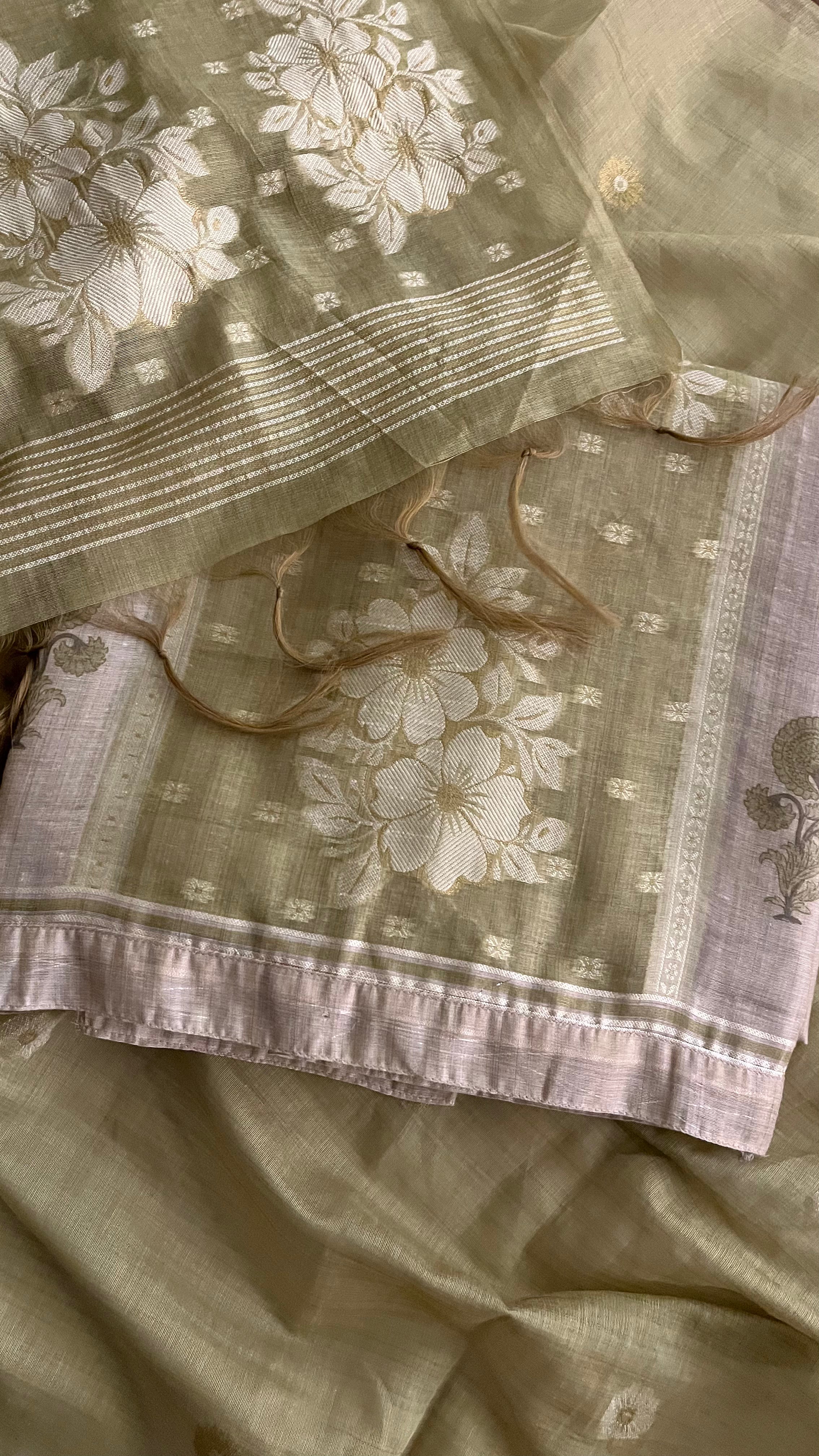 ELEGANT JACQUARD UNSTITCHED SUIT SET
