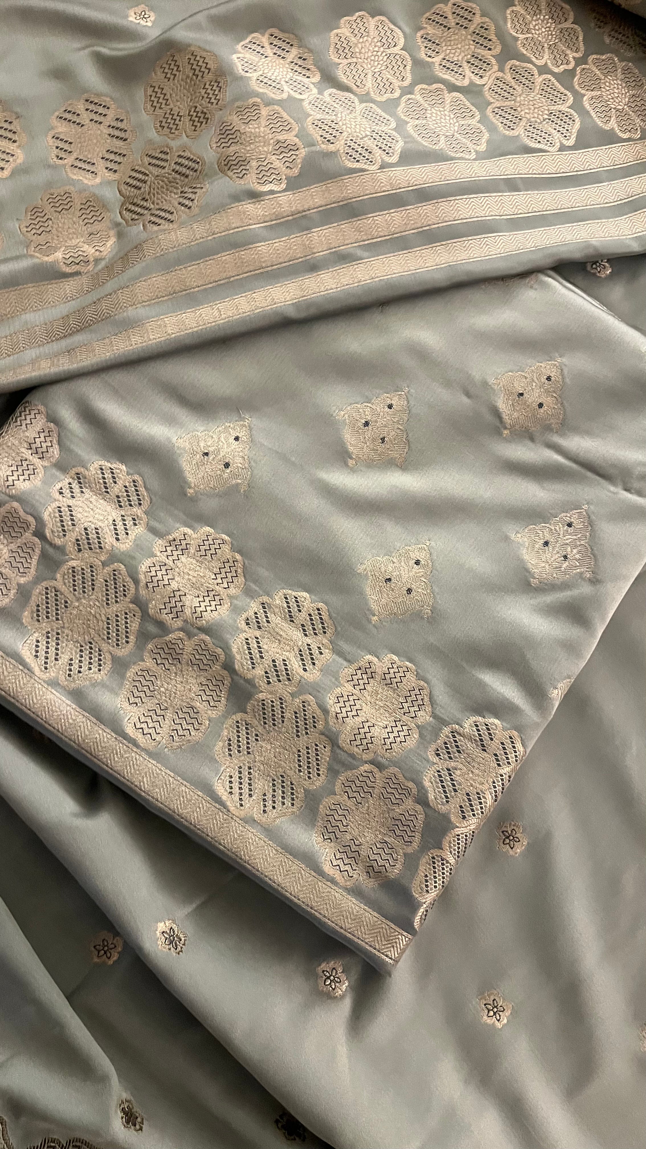 PREMIUM BANARASI UNSTITCHED SUIT SET