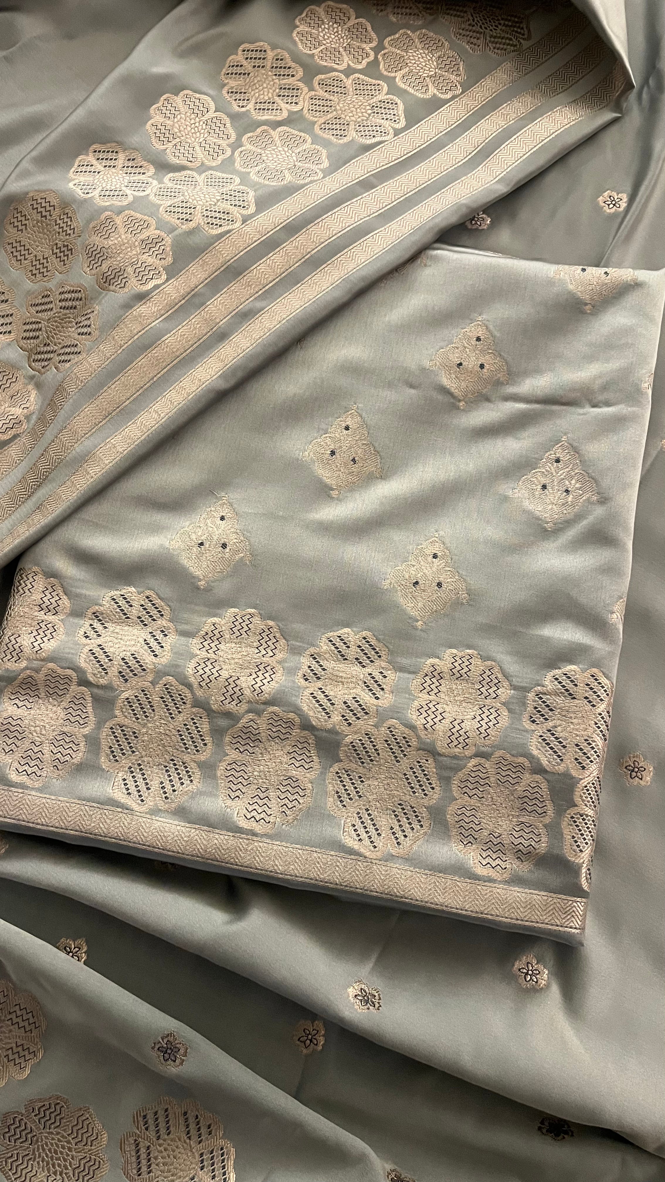 PREMIUM BANARASI UNSTITCHED SUIT SET