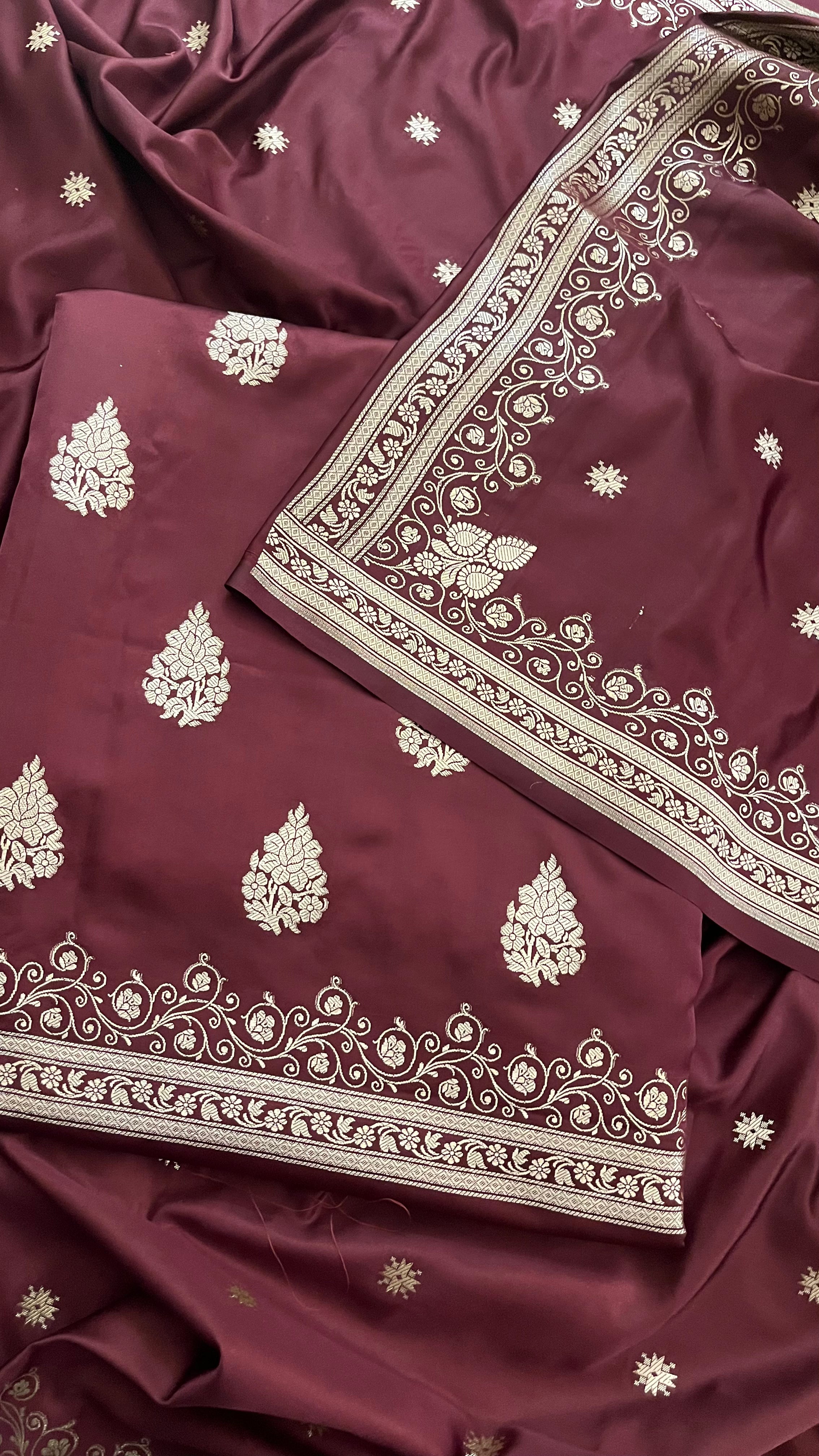 BANARASI UNSTITCHED SUIT SET