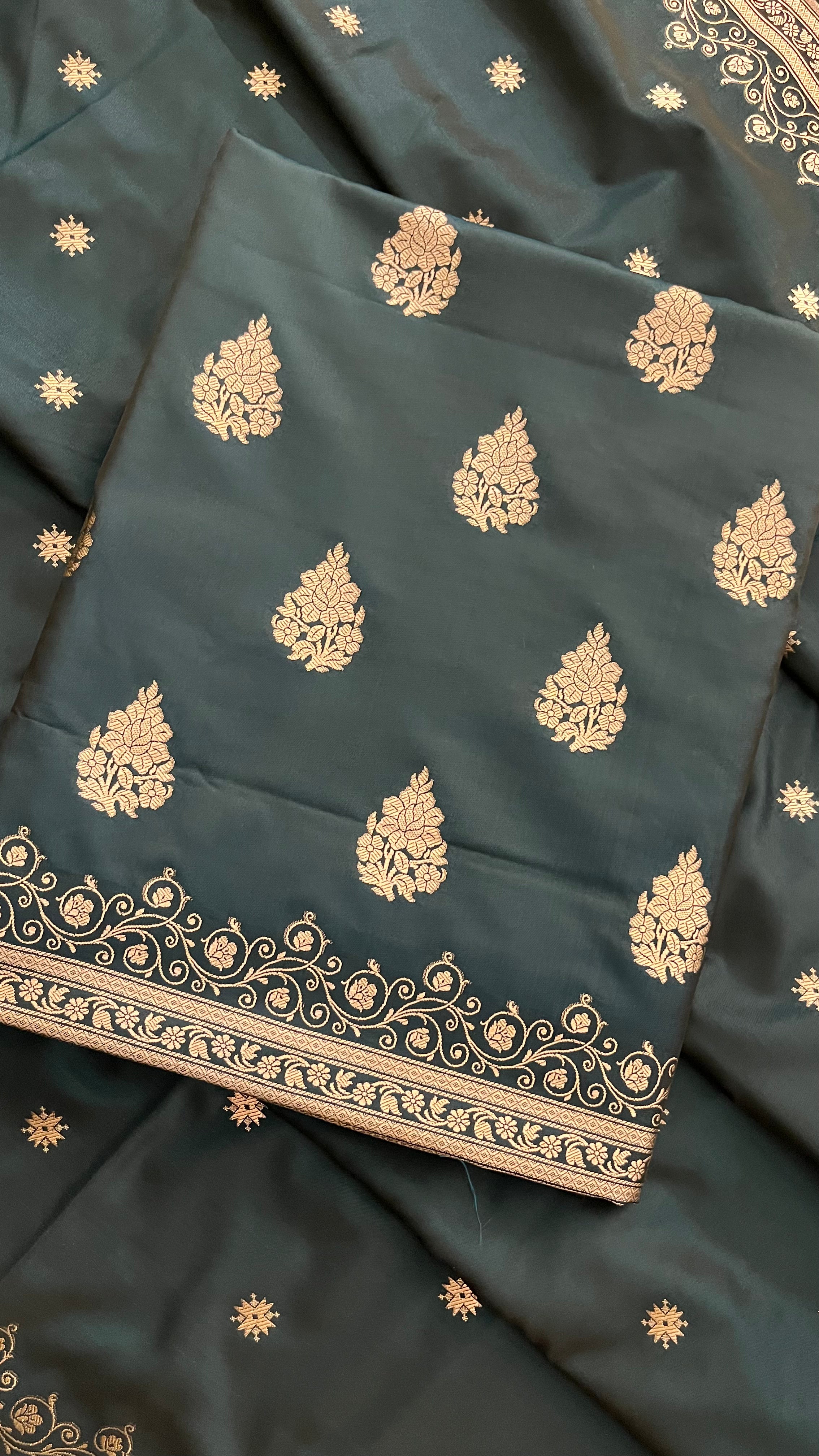BANARASI UNSTITCHED SUIT SET