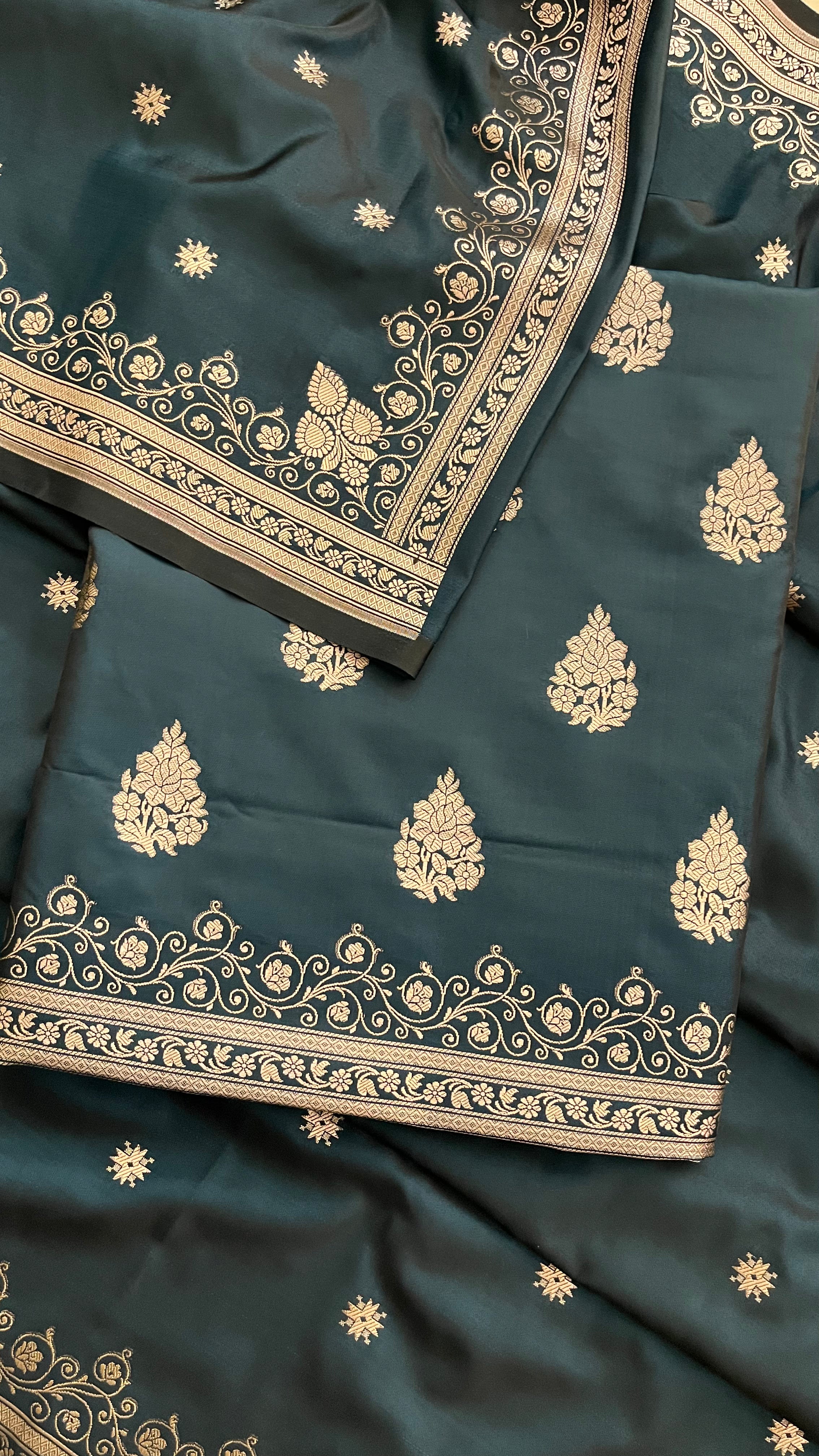 BANARASI UNSTITCHED SUIT SET