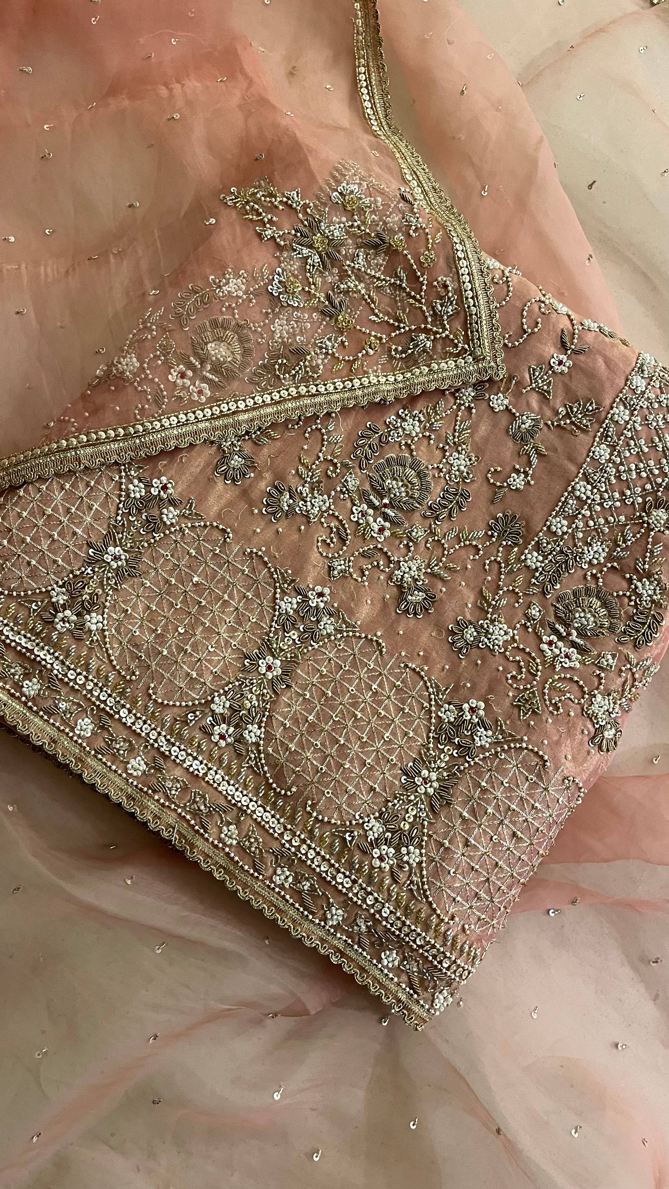 UNSTITCHED HEAVY PARTYWEAR SUIT SET