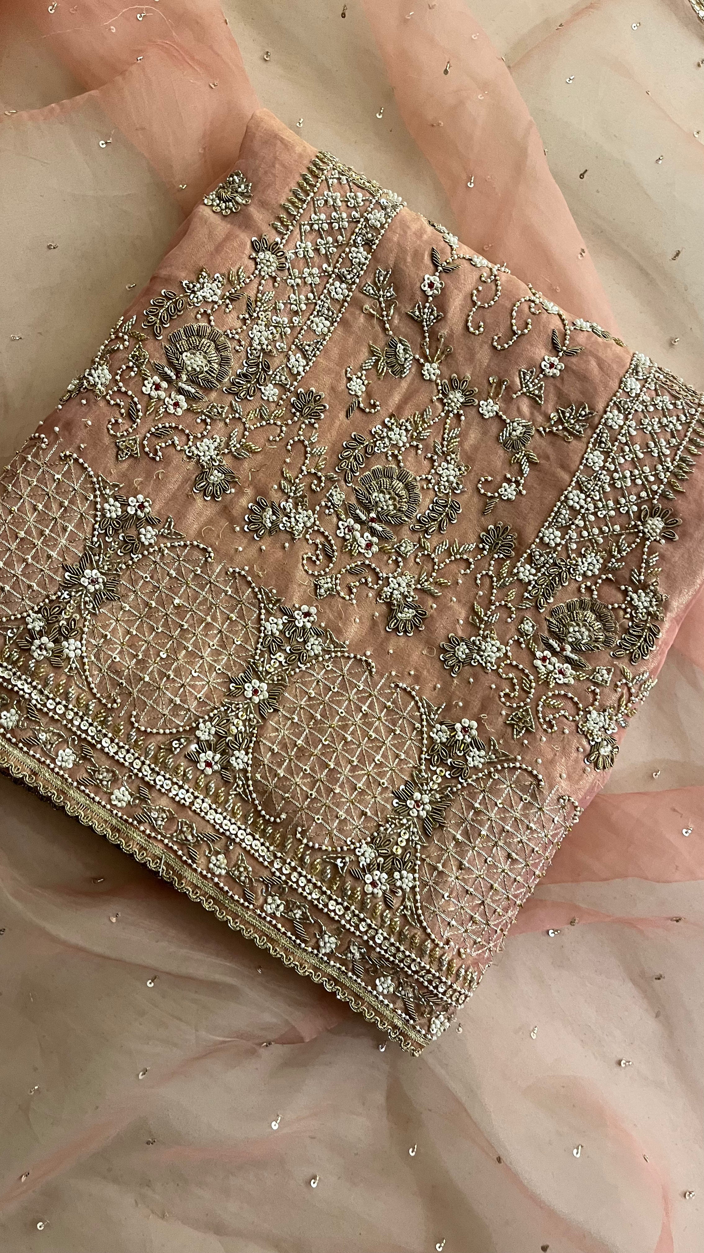 UNSTITCHED HEAVY PARTYWEAR SUIT SET