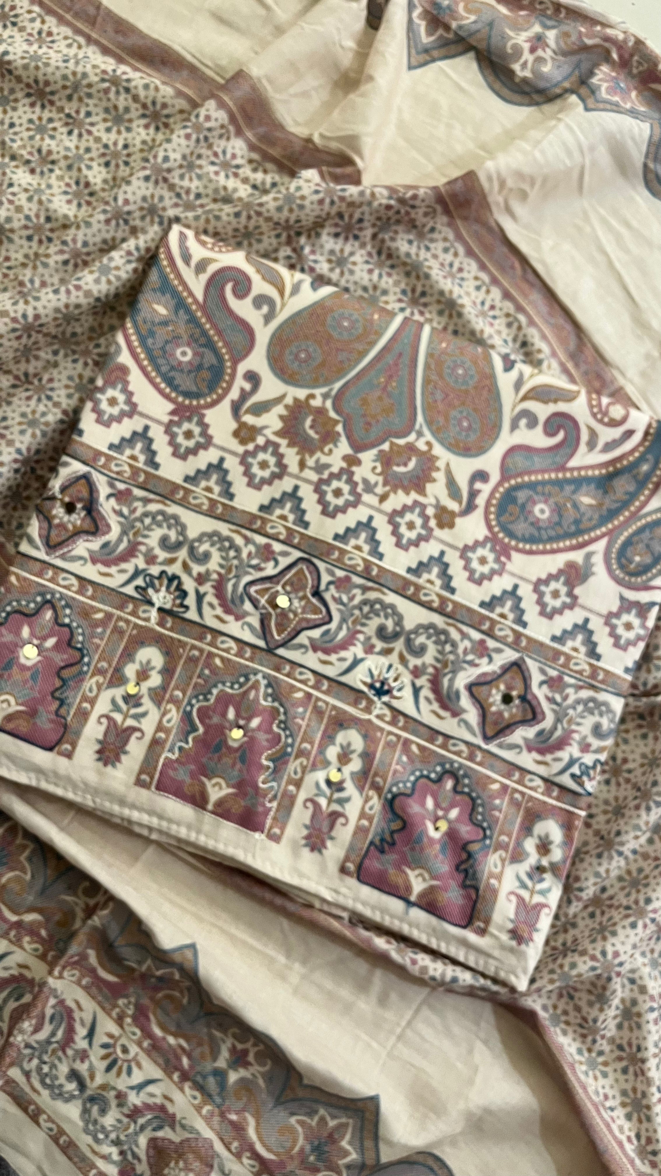 DIGITAL PRINT UNSTITCHED SUIT SET